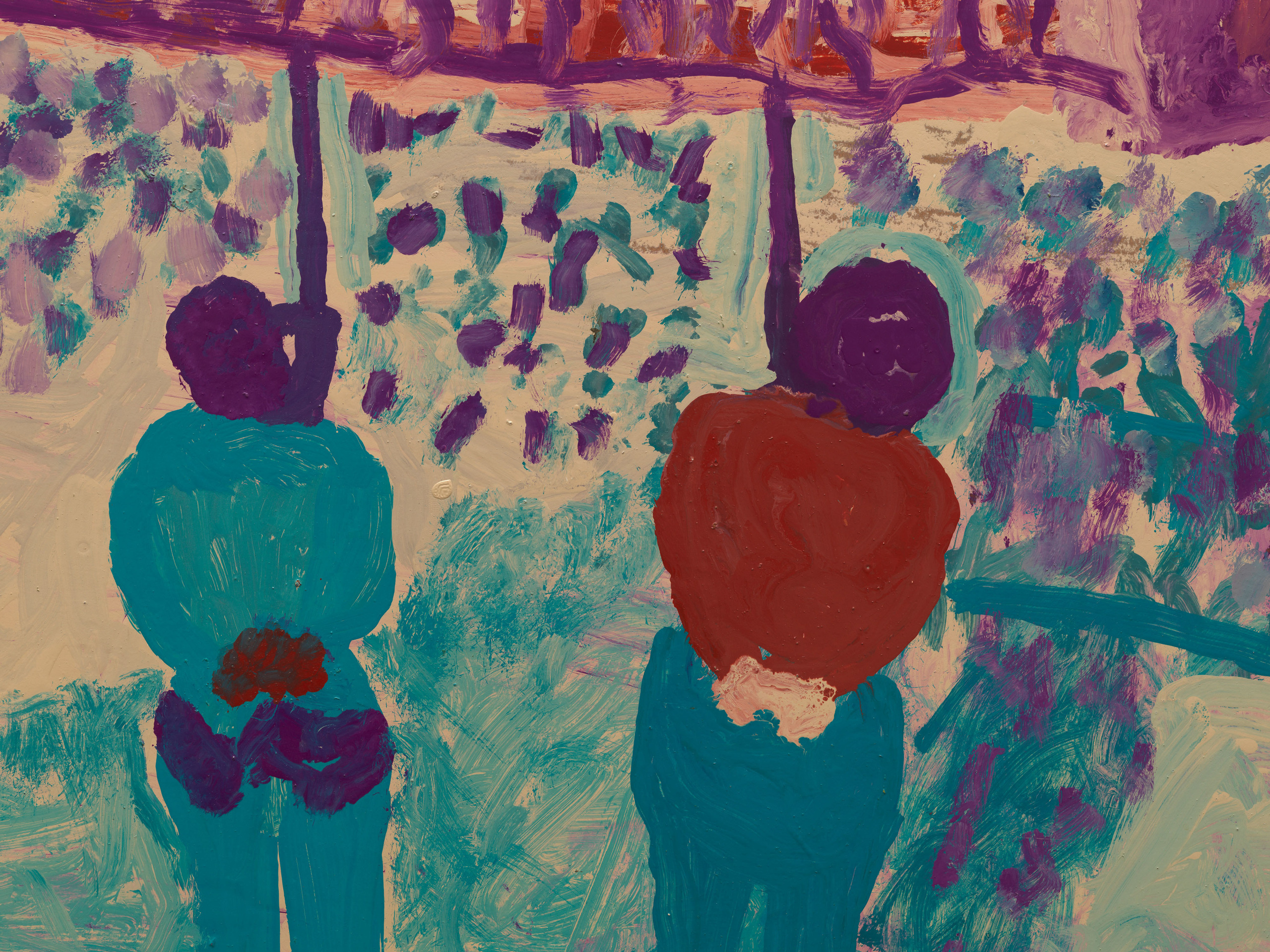 William Hawkins, Three Hanging Men, 1985