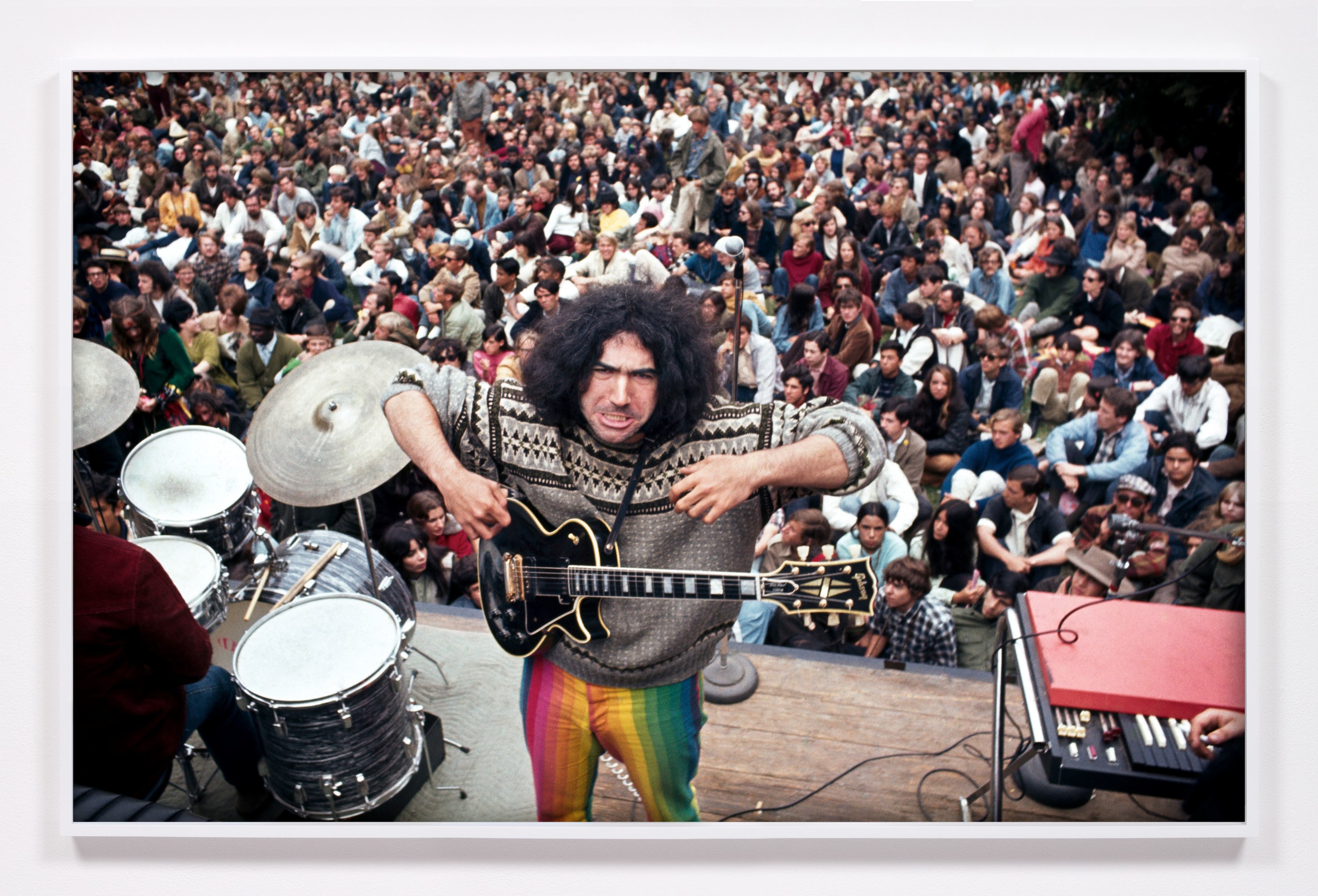 Ron Rakow, Jerry Garcia performing in Golden Gate Park, San Francisco, CA, 1967 / 2025