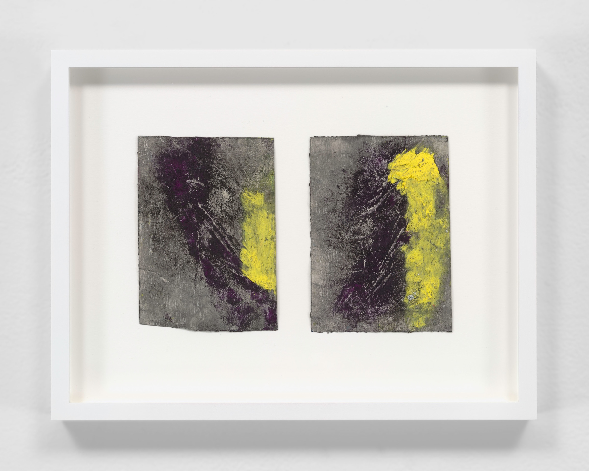 Clifford Owens, Pocket Paper (Yellow and purple), 2023