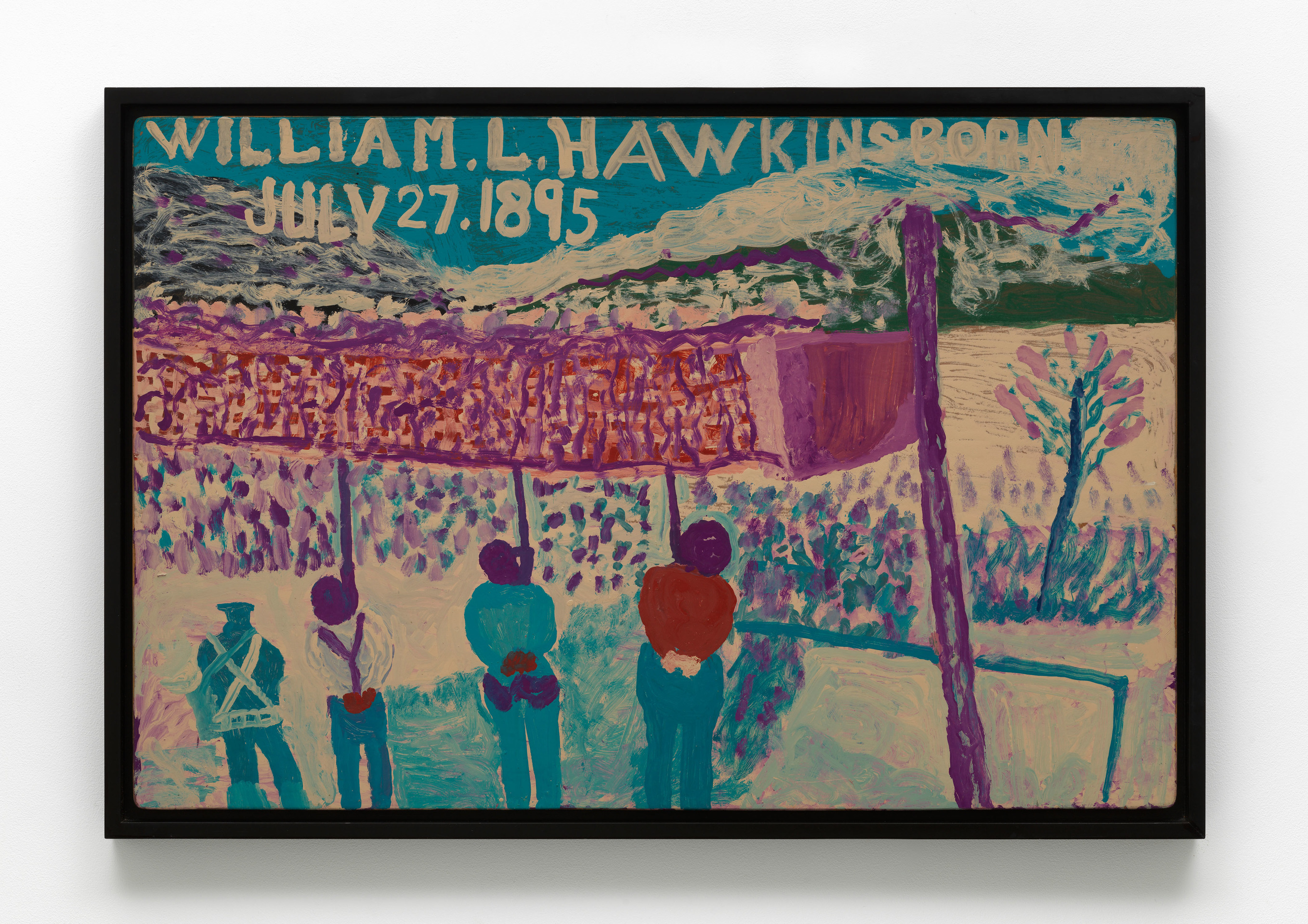 William Hawkins, Three Hanging Men, 1985