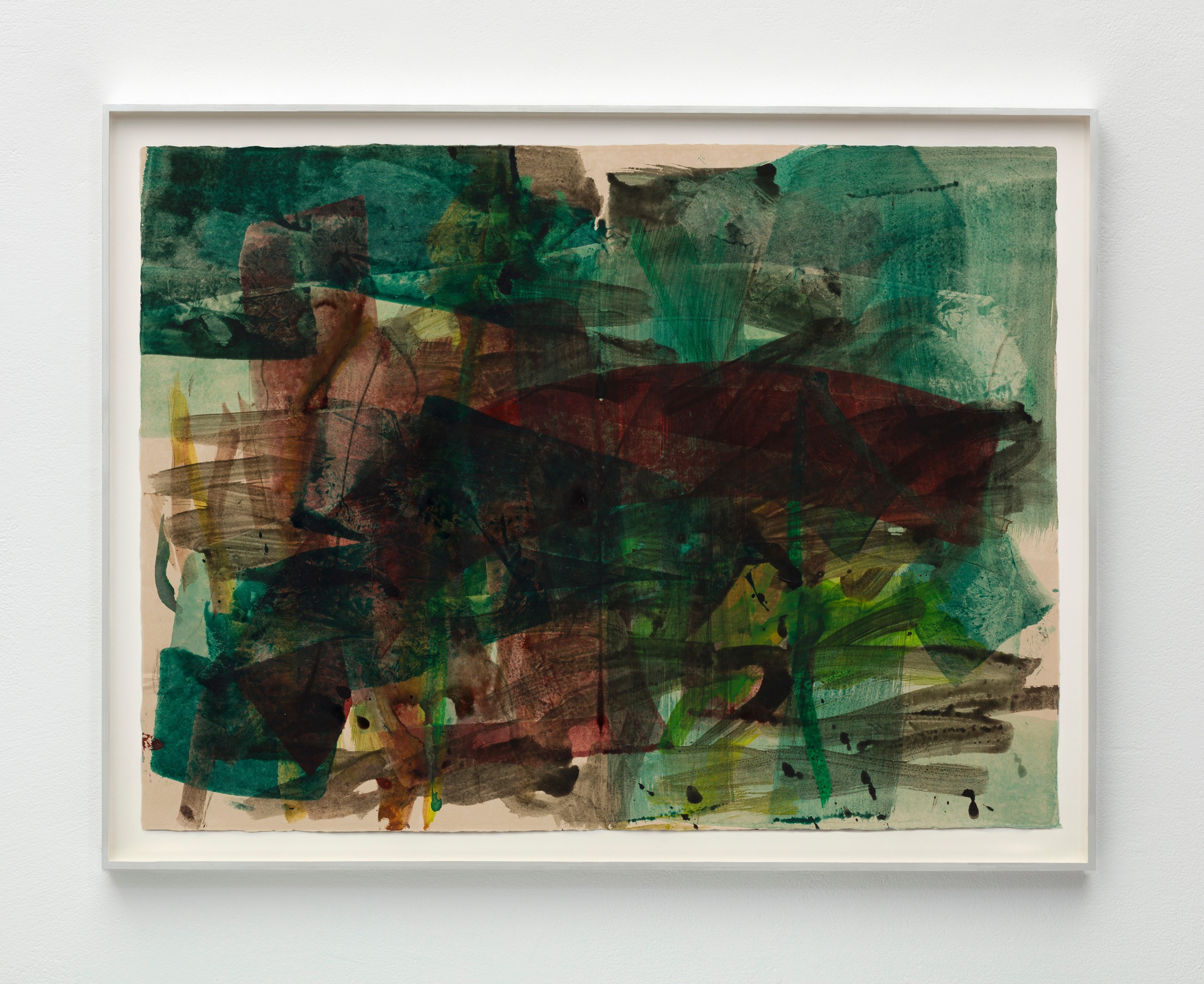 Mary Weatherford, In the cedar forest, 2019