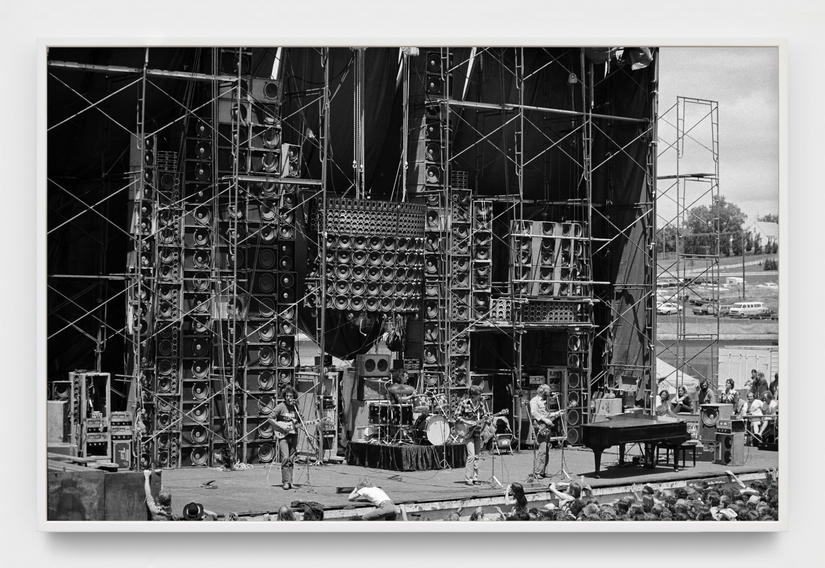 Kirk West, Grateful Dead performing at the Iowa State Fairgrounds, Des Moines, IA, 1974 / 2025