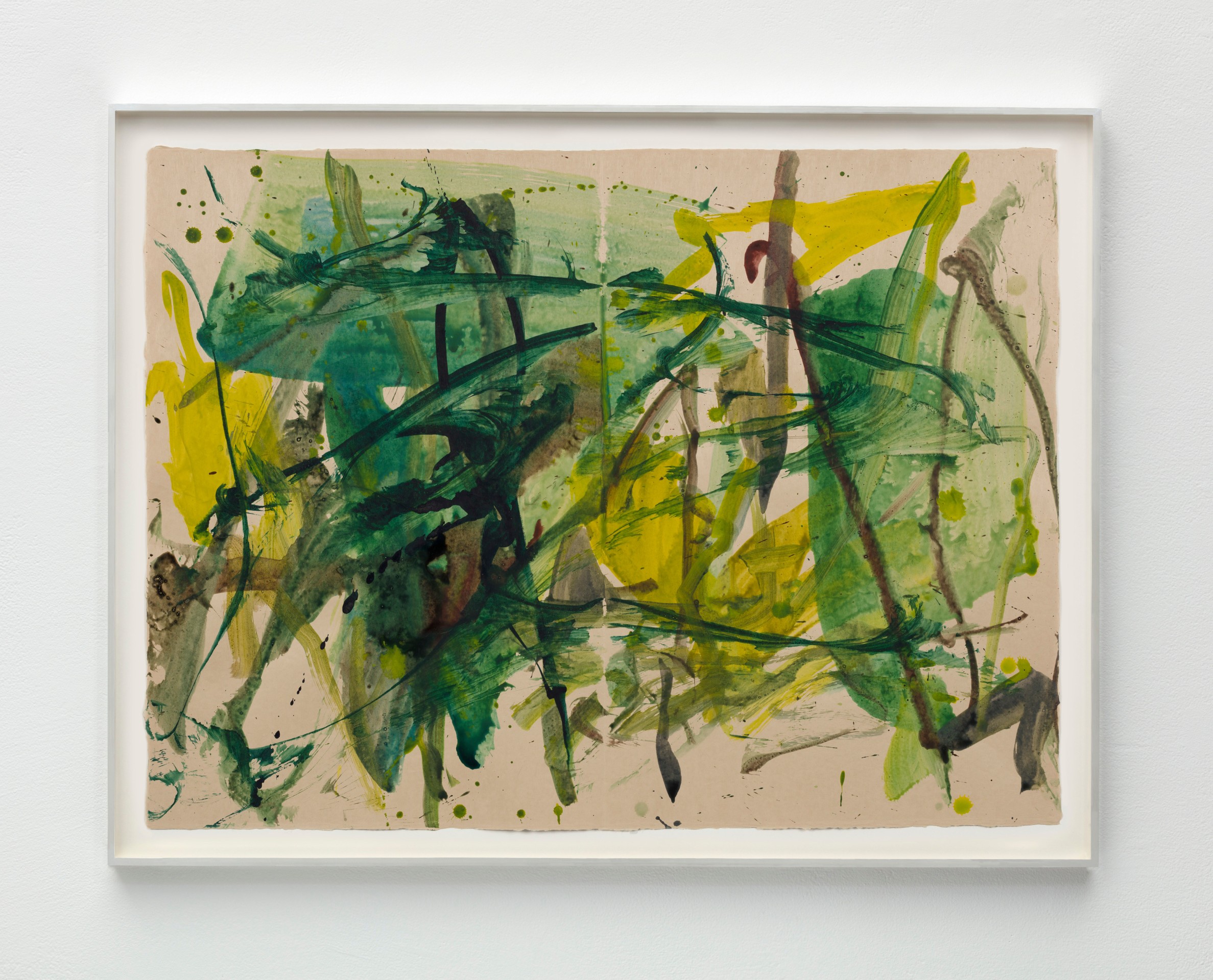 Mary Weatherford, In the cedar forest, 2019