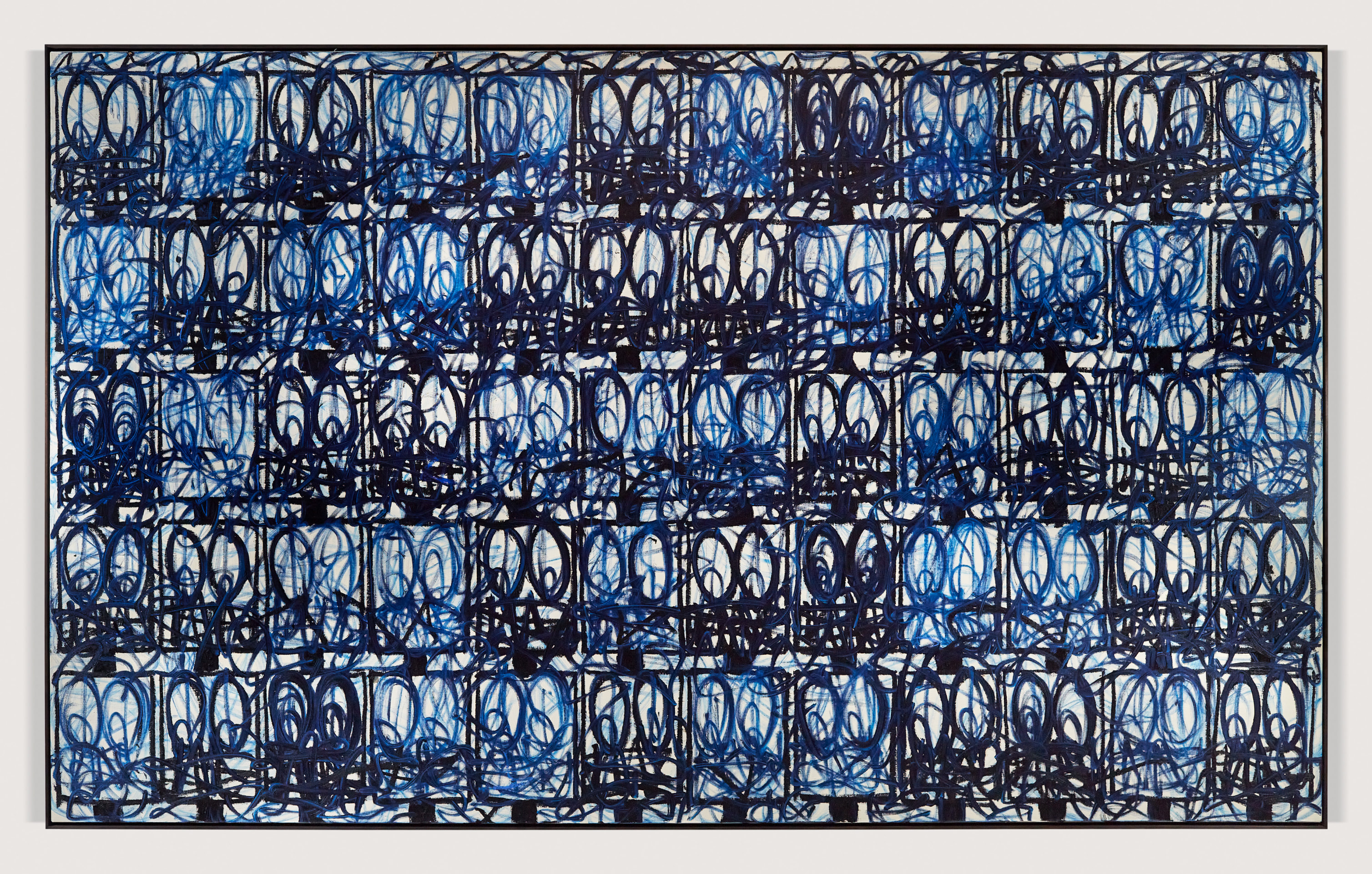 Rashid Johnson, Bruise Painting &quot;Honeysuckle Rose&quot;, 2021