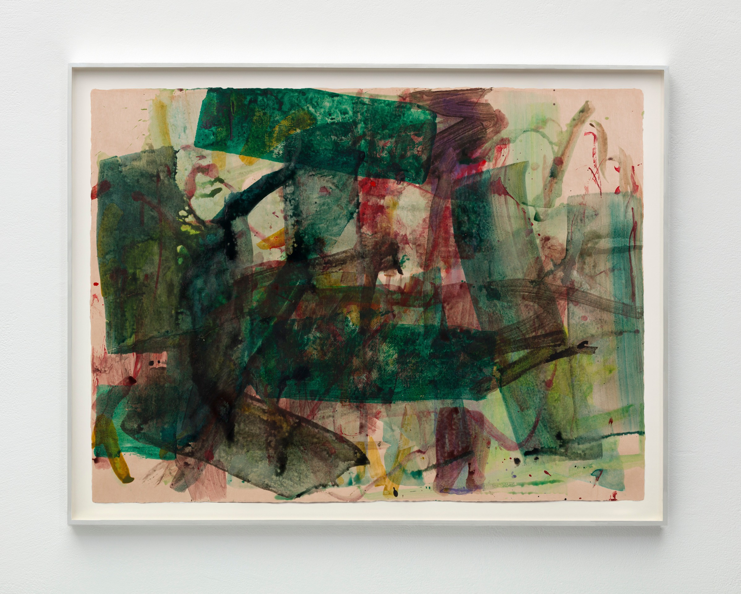 Mary Weatherford, In the cedar forest, 2019