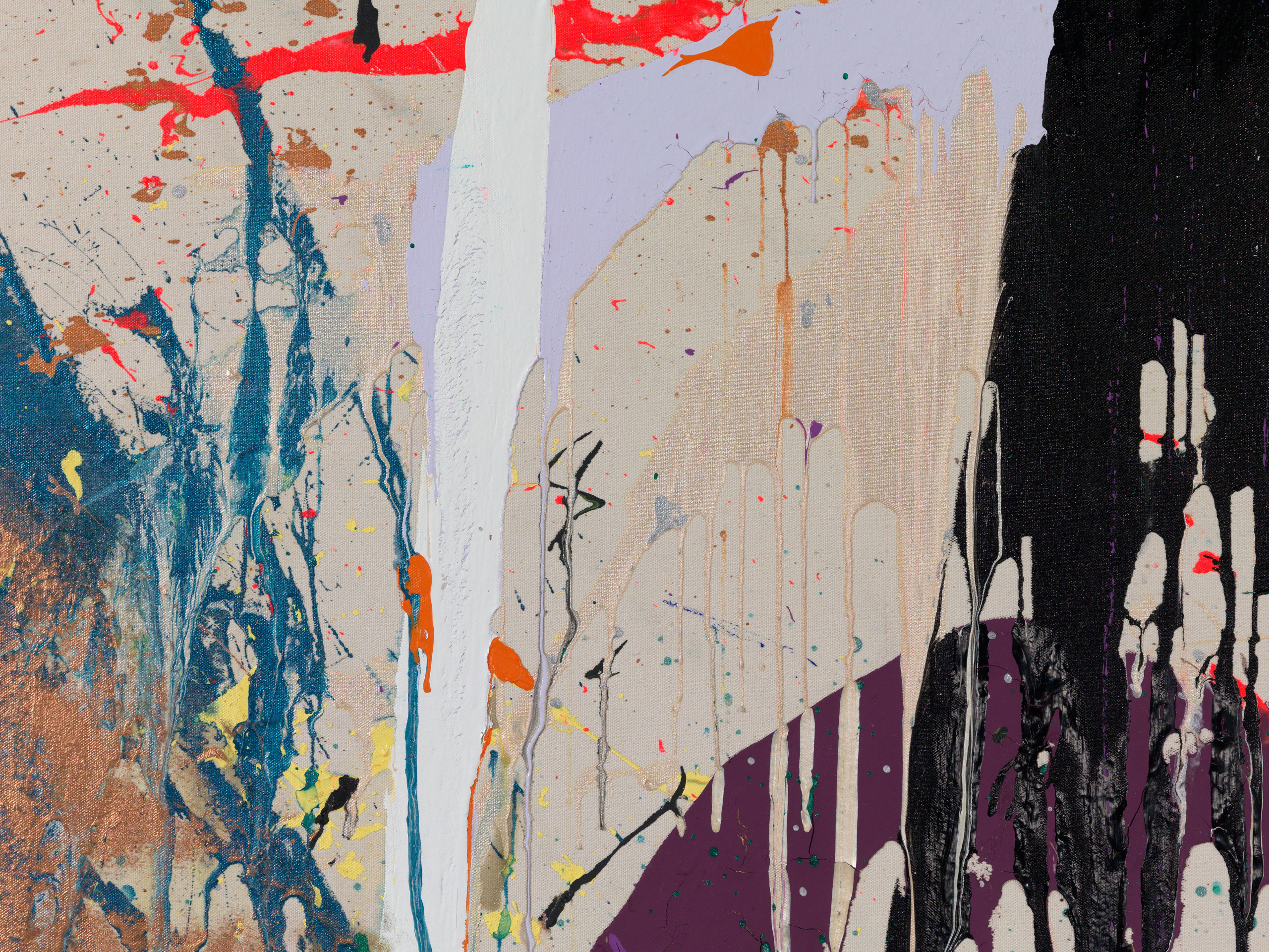 John Armleder Compression Z, 2019