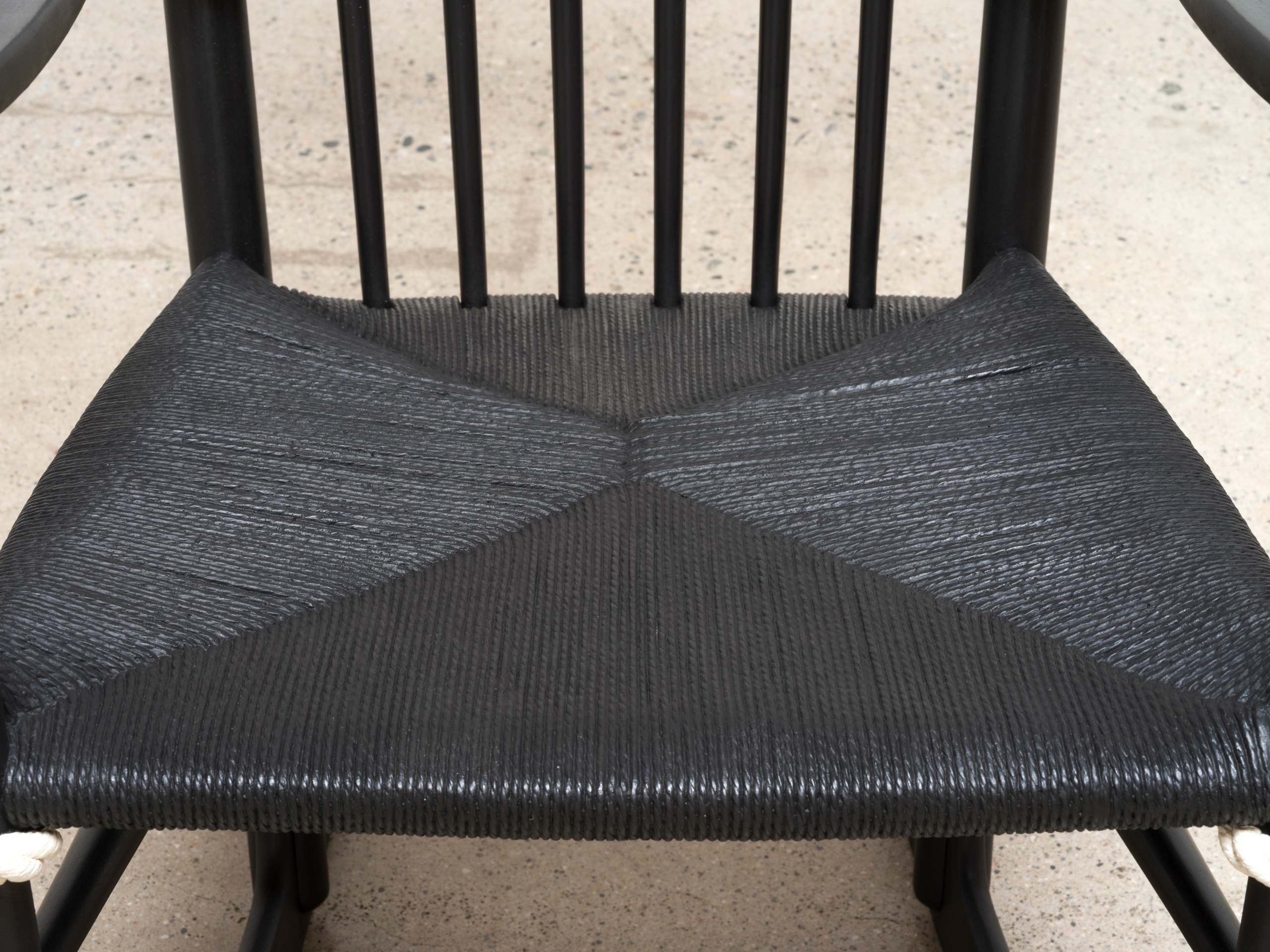 Ricky Swallow Rocking Chair with Rope (meditation chair #1), 2020