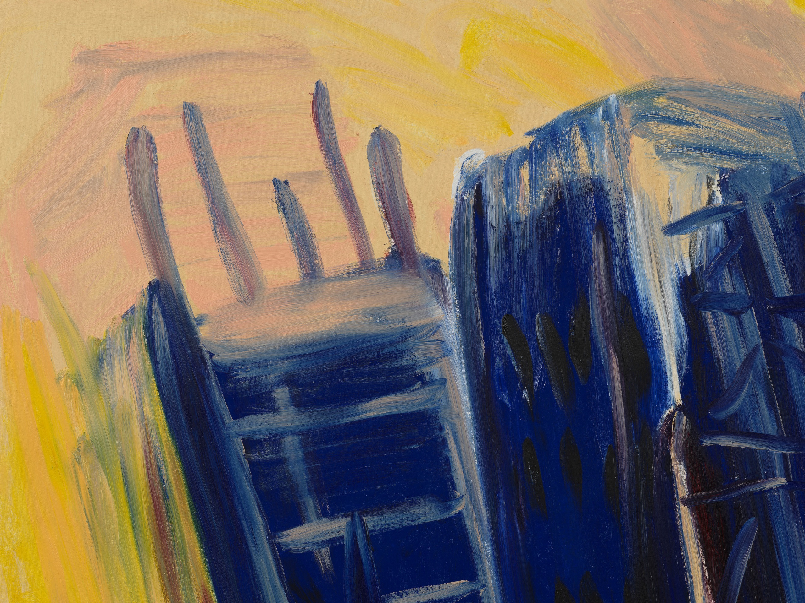 Martha Diamond, Yellow Sky, 1986