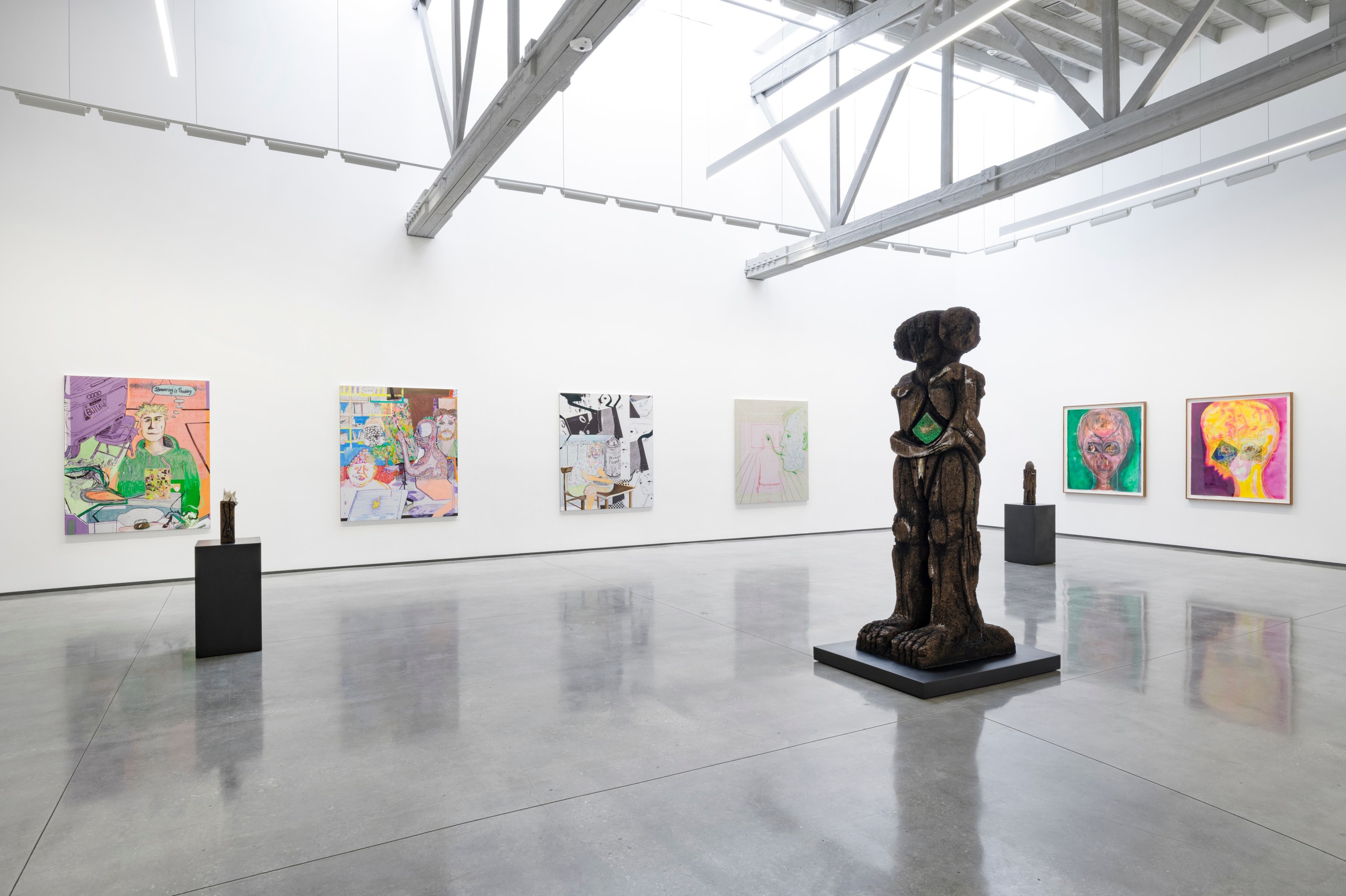 Huma Bhabha and Michael Williams