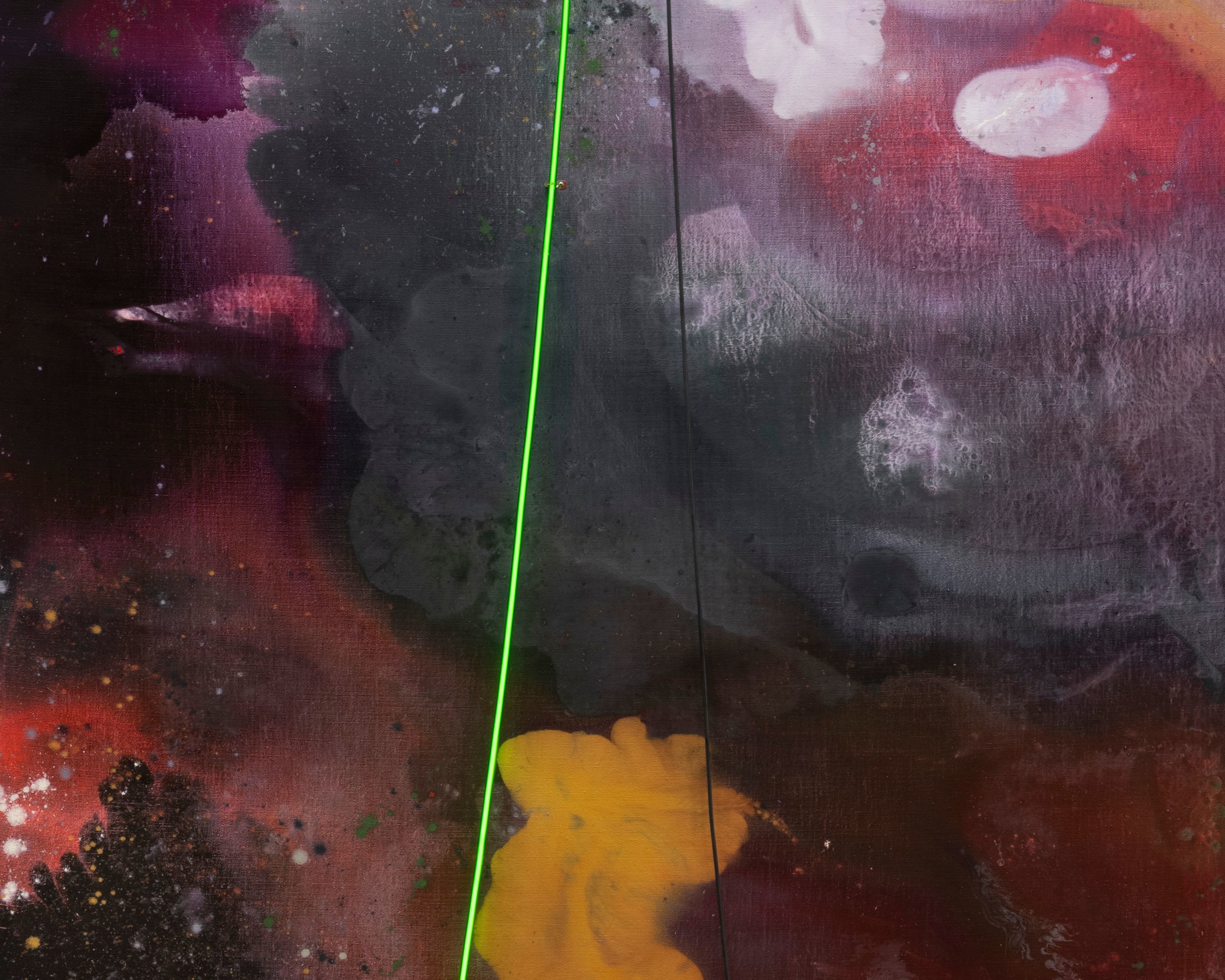 Mary Weatherford, After William Blake, 2025