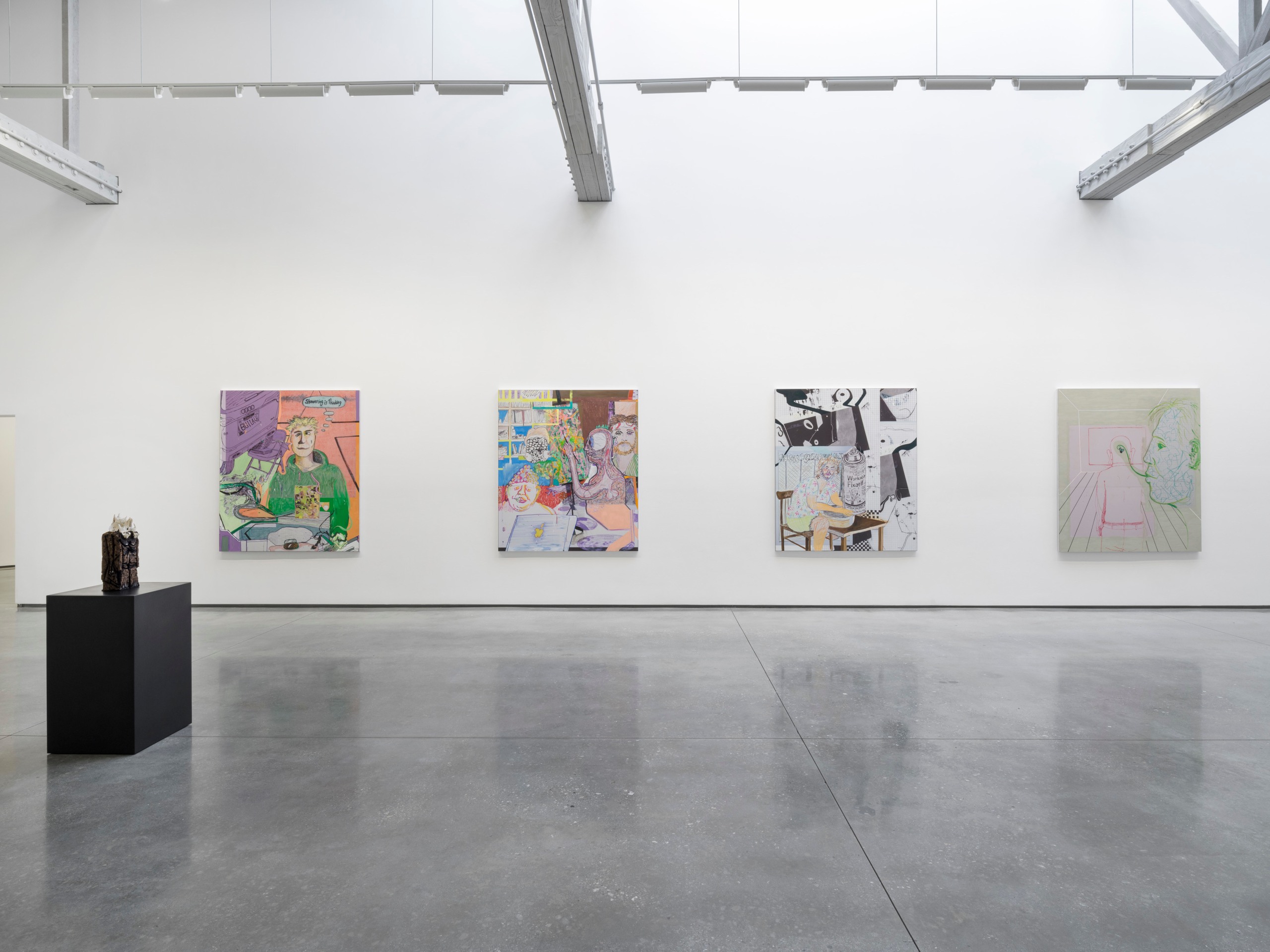 Huma Bhabha and Michael Williams