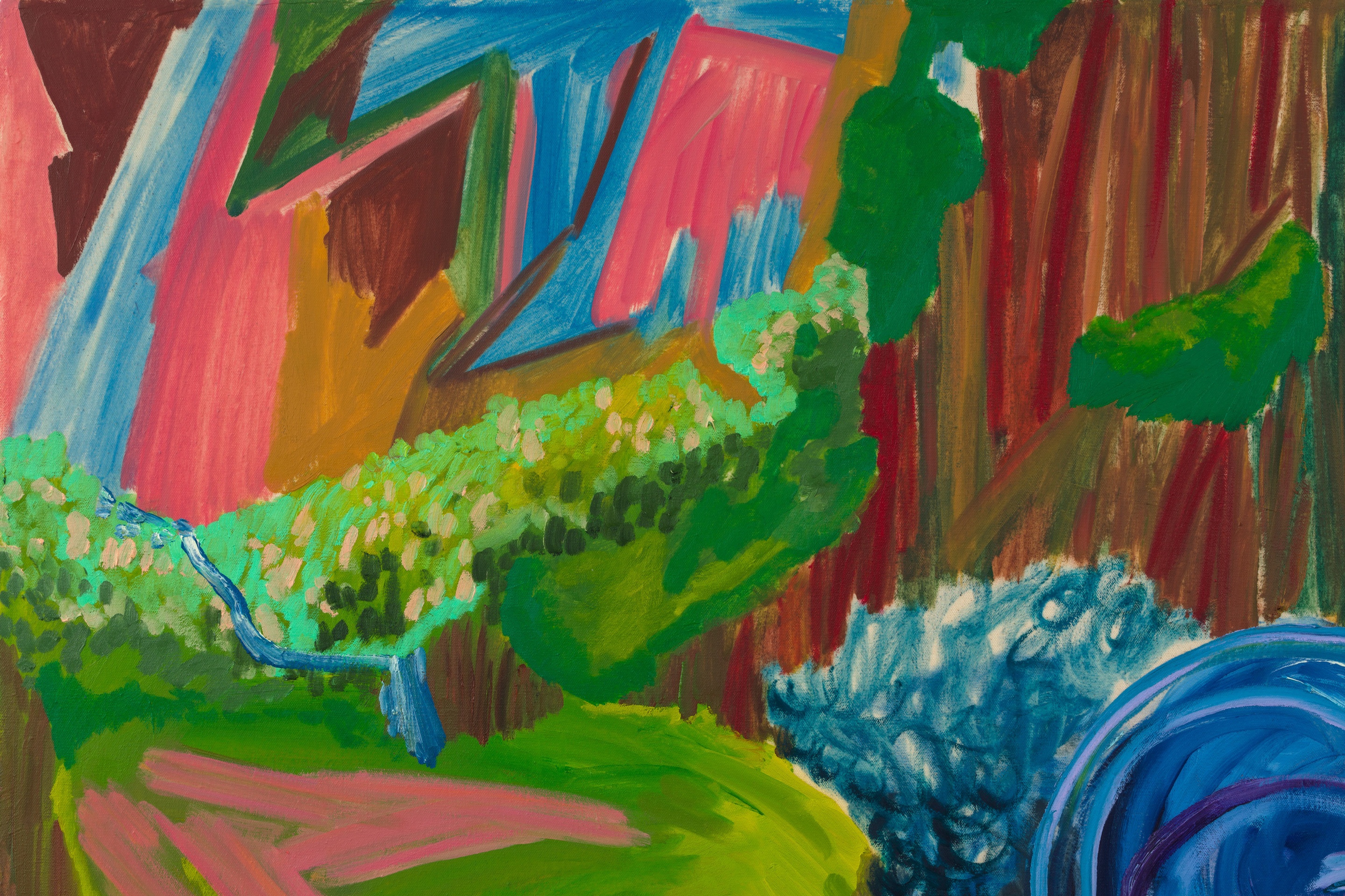 Shara Hughes, Tumble, 2023