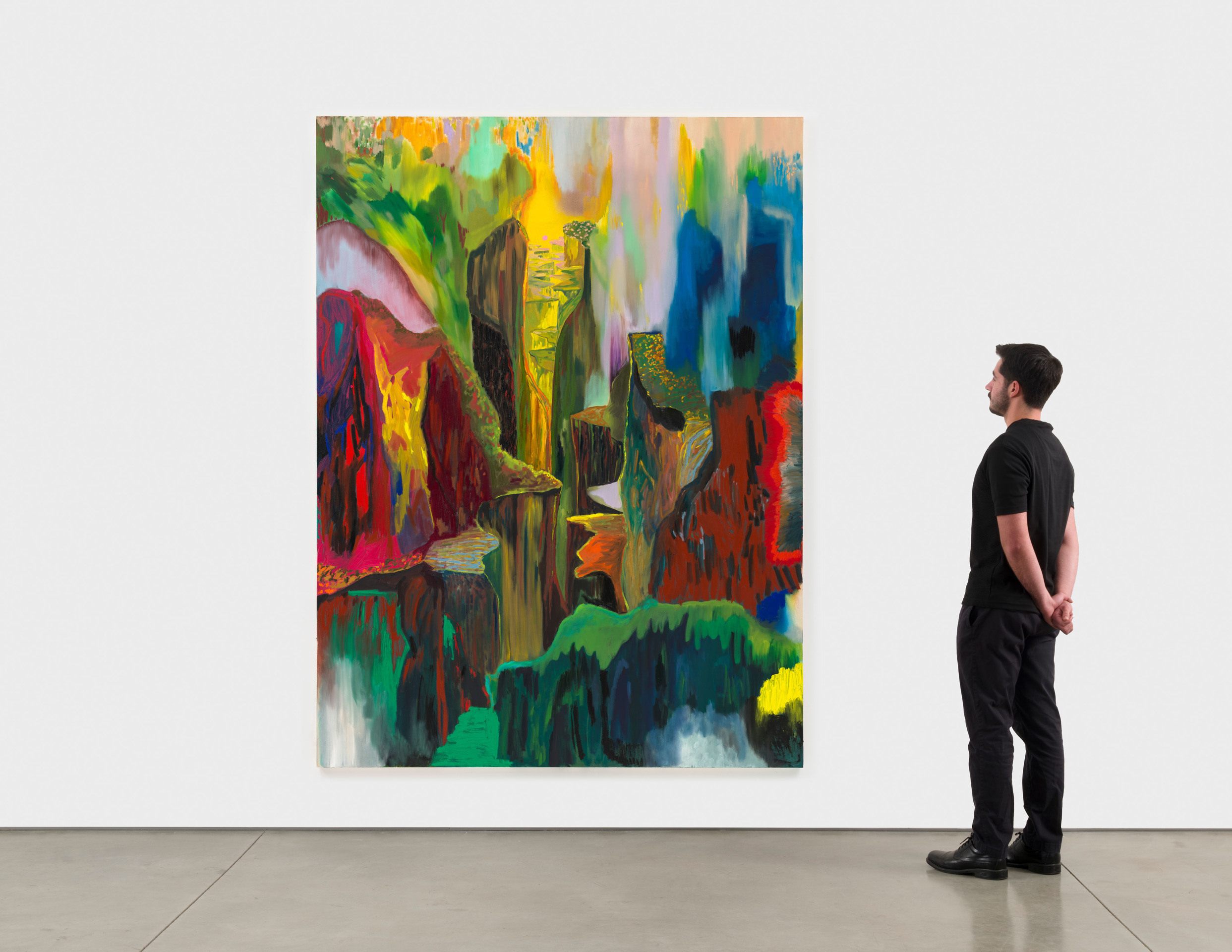 Shara Hughes, Rift, 2025