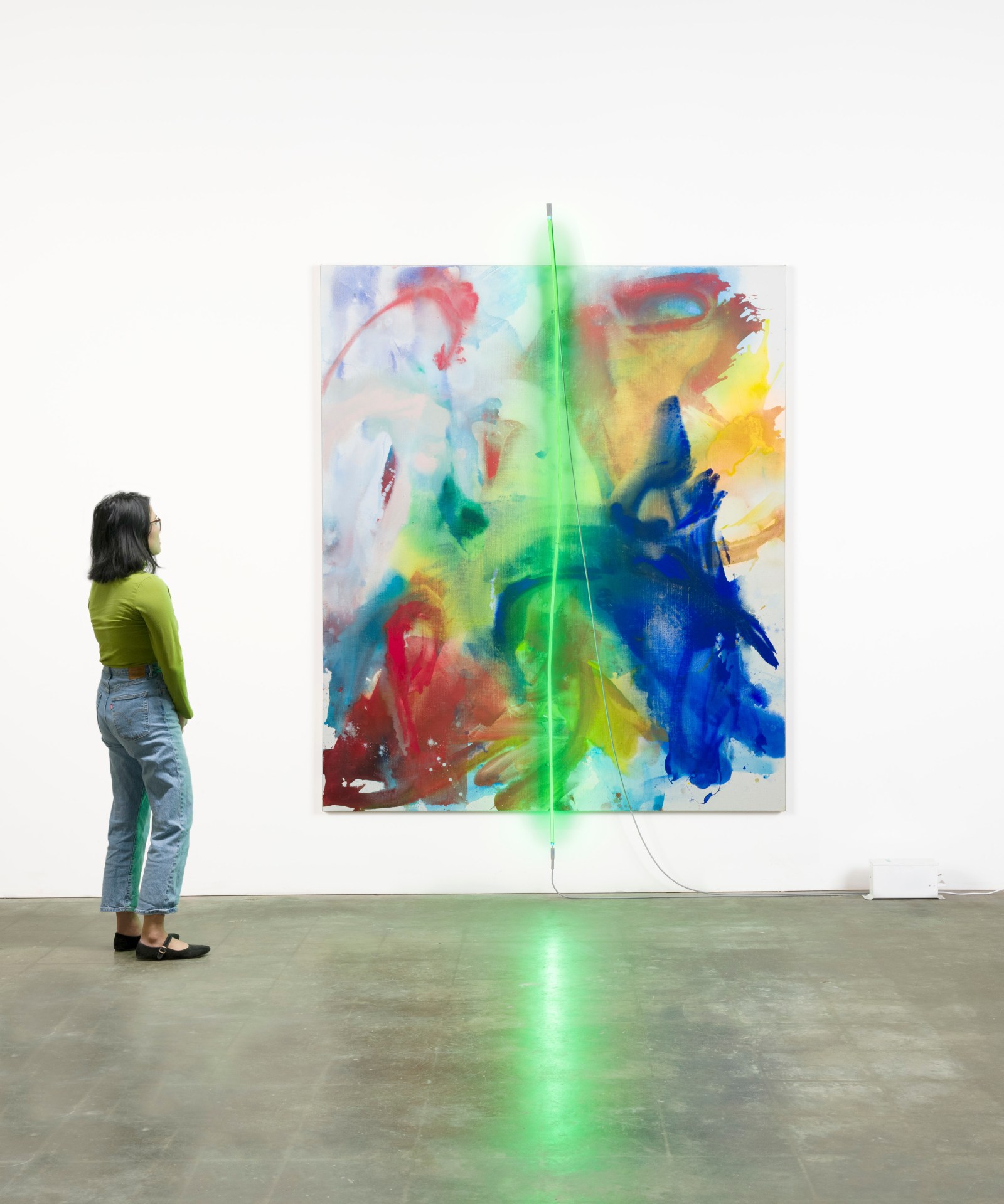 Mary Weatherford, Air, 2021