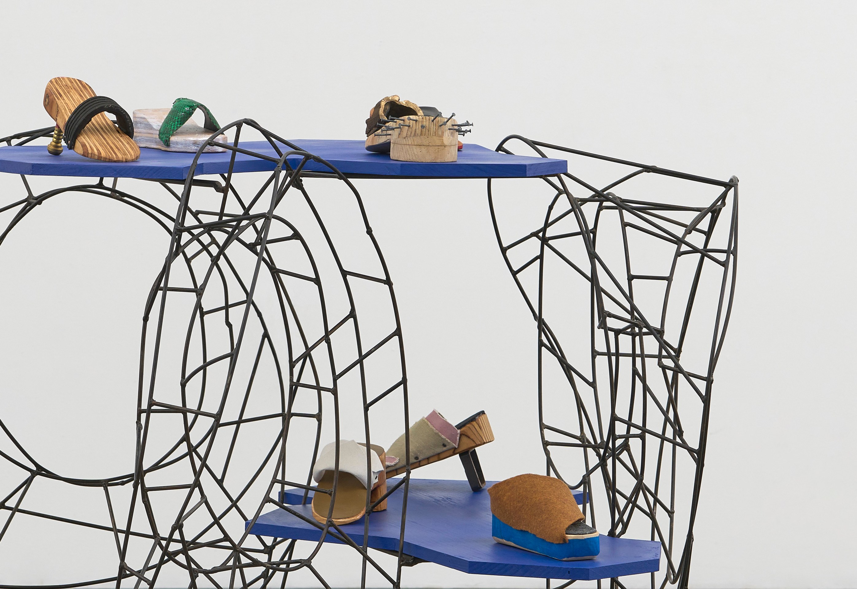 Evan Holloway, Shoe Display, 2024