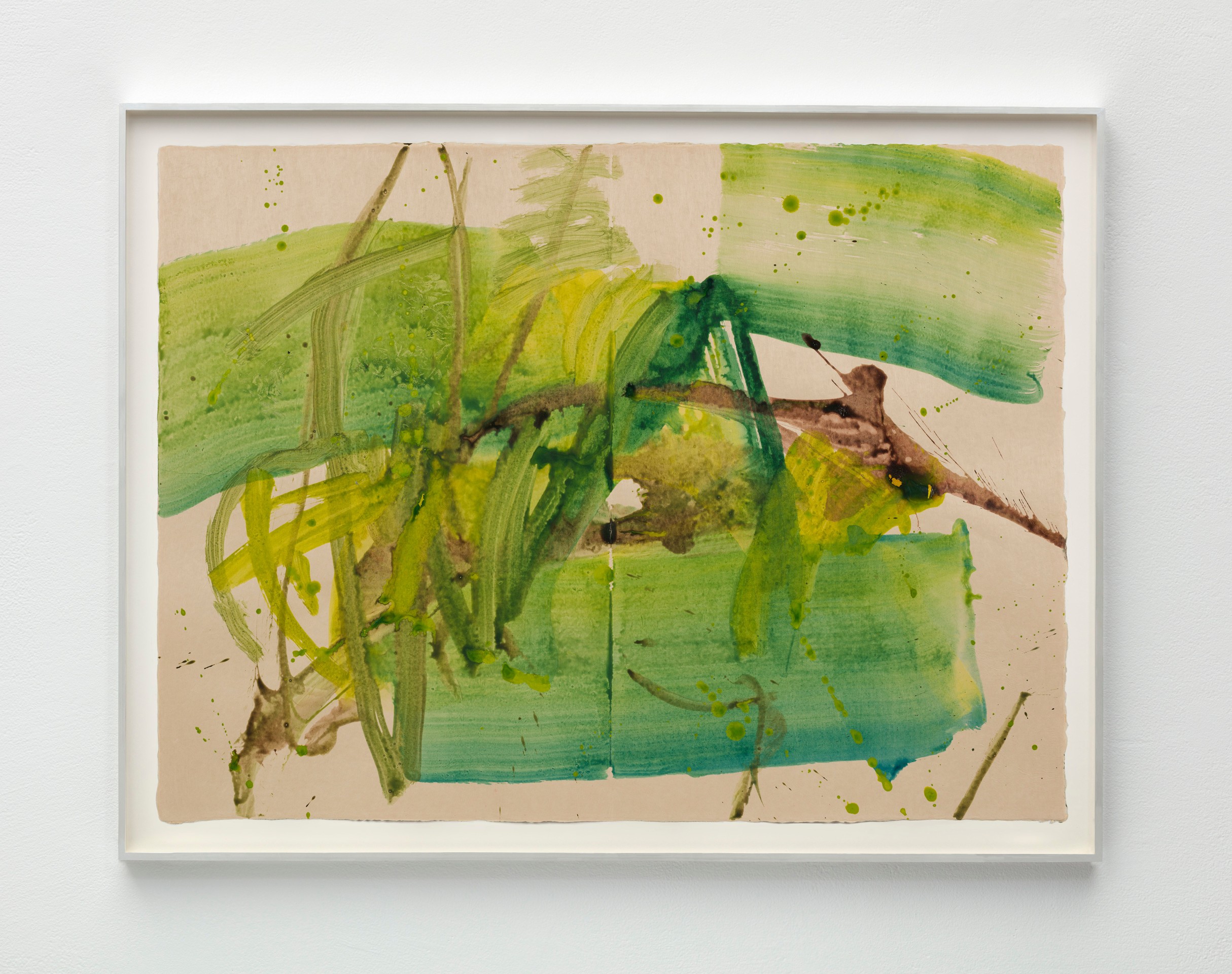 Mary Weatherford, In the cedar forest, 2019