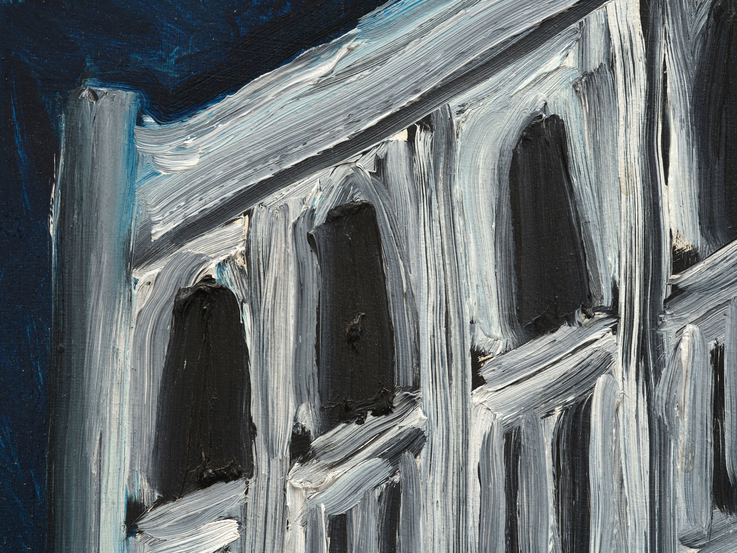 Martha Diamond, Study for Highway, 1984