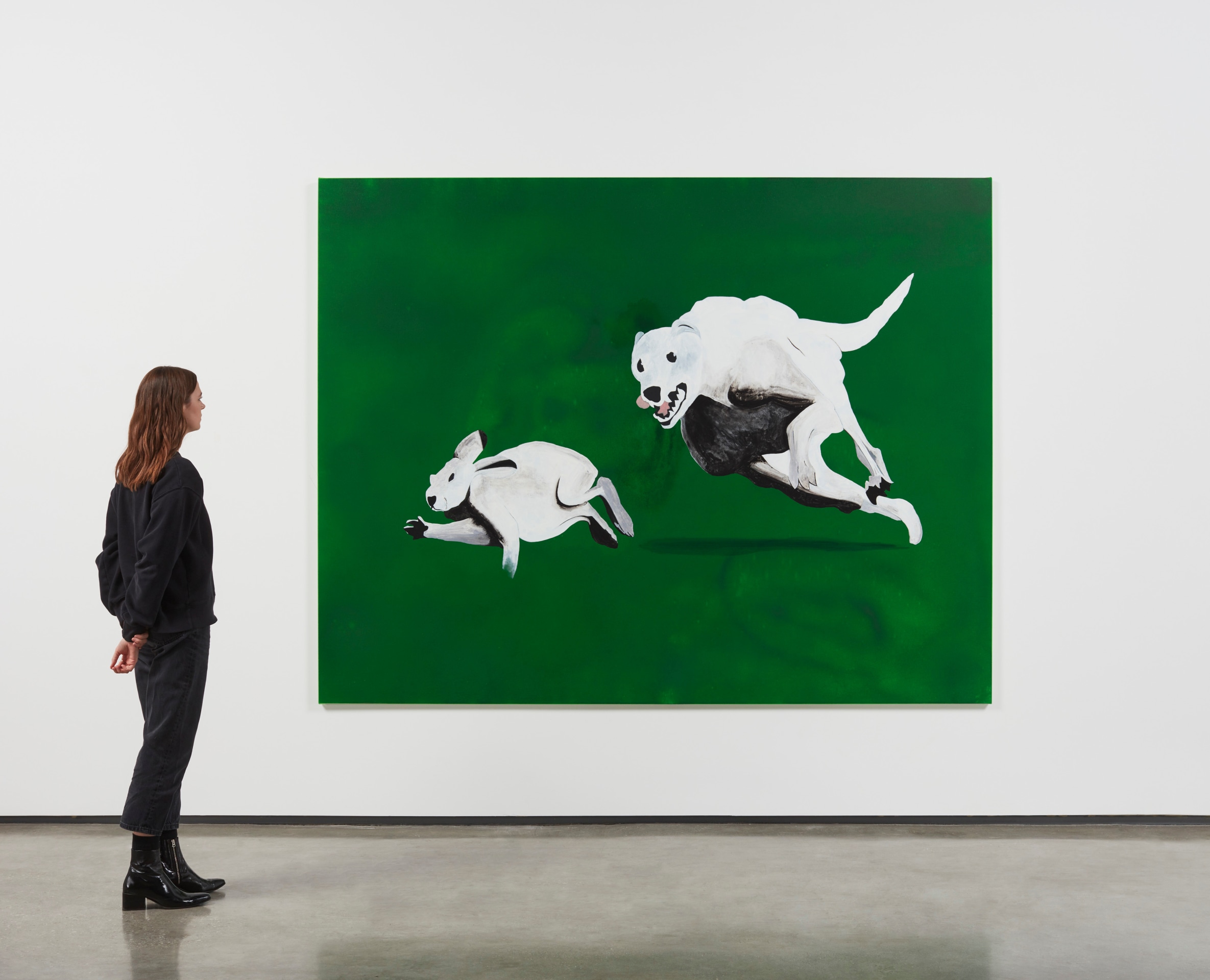 Calvin Marcus Dog and Rabbit, 2019