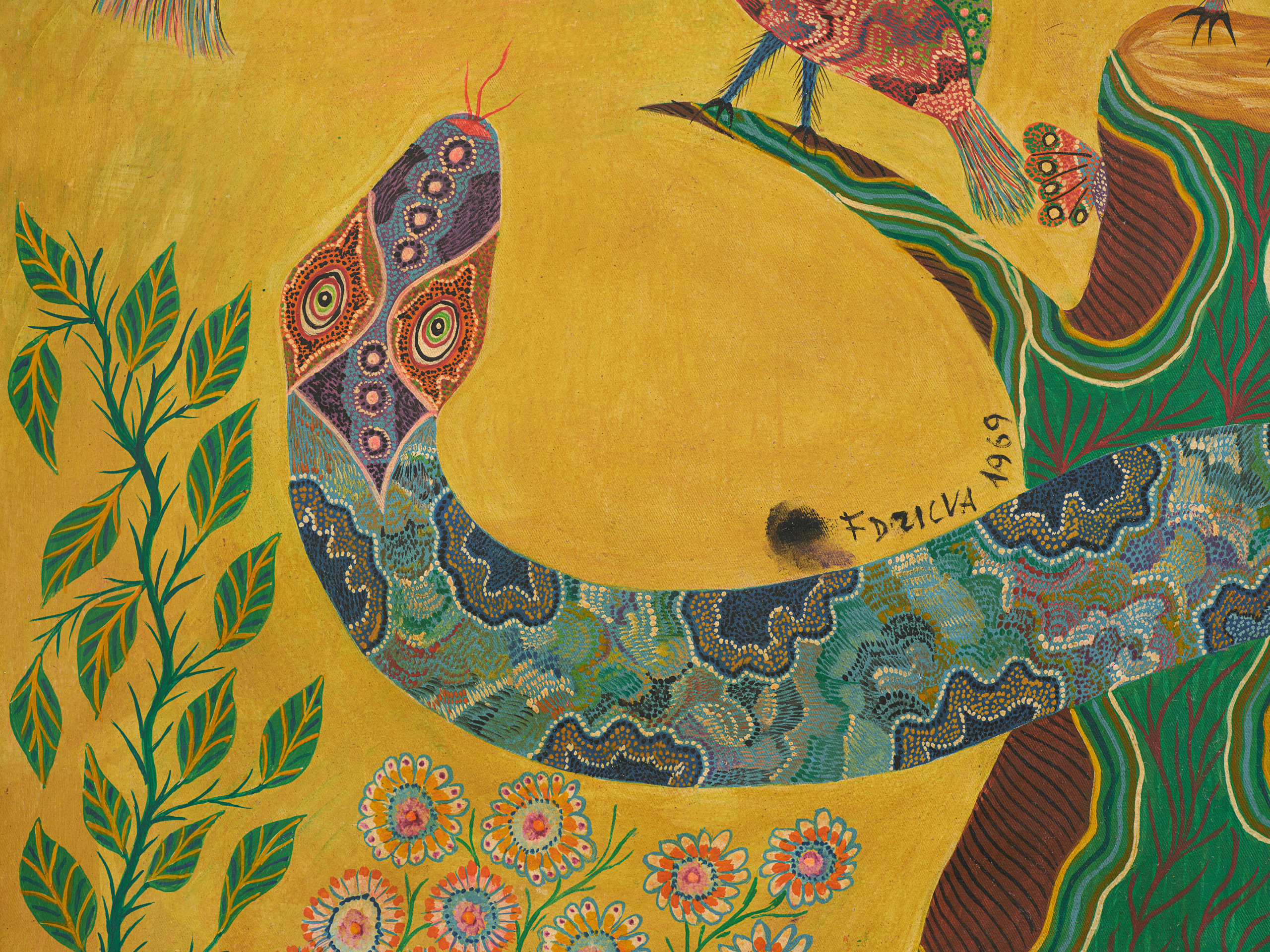 Chico da Silva, Untitled, 1969