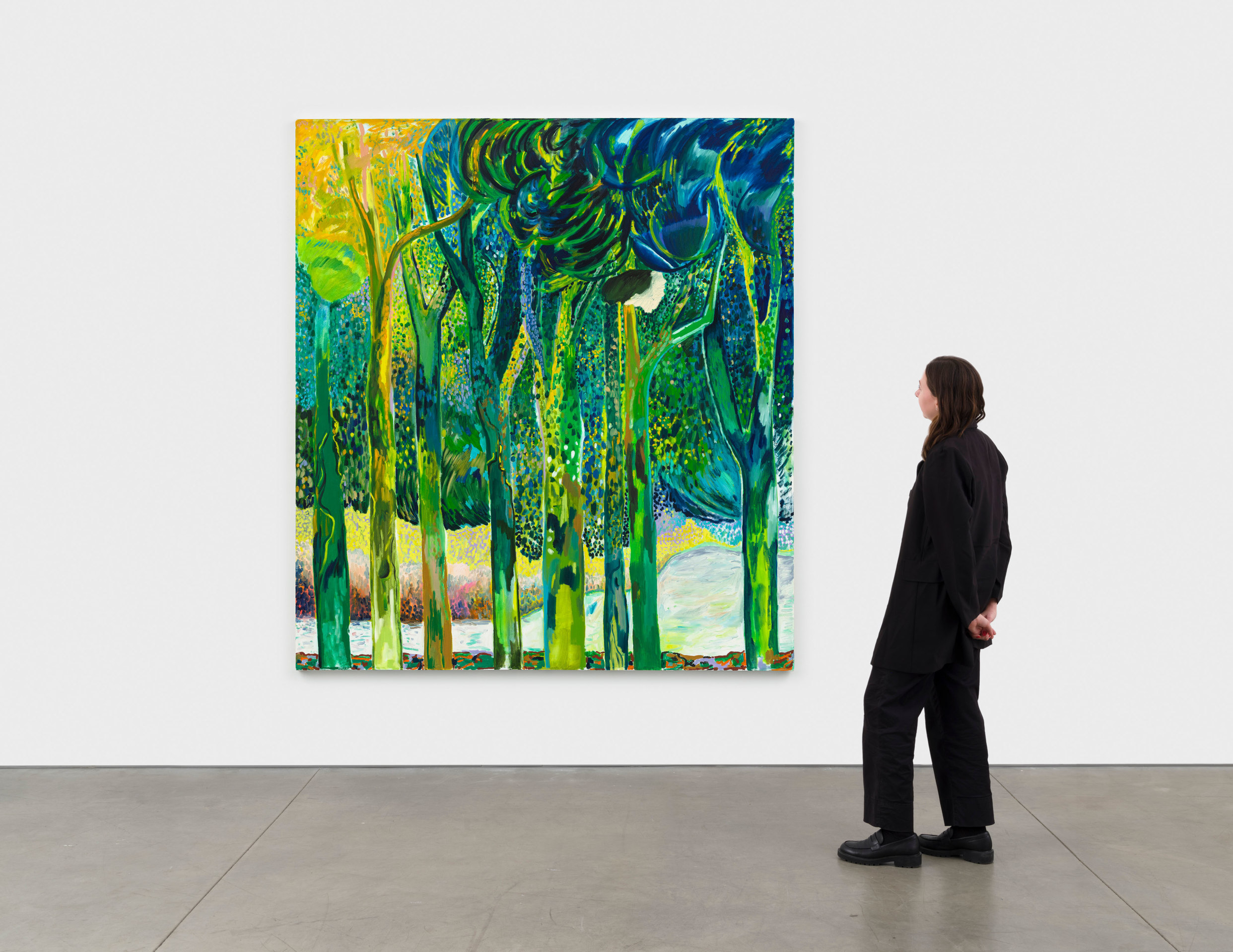 Shara Hughes, A Forest for the Trees, 2023