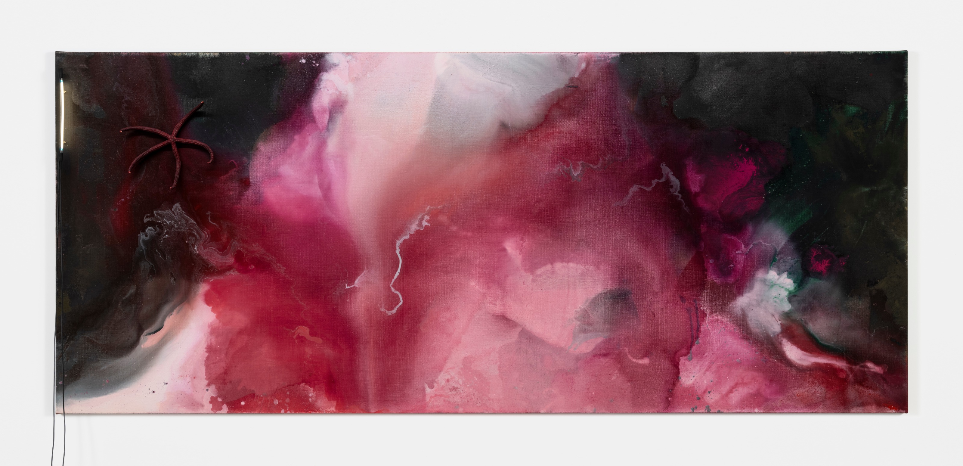 Mary Weatherford, The Surrealist, 2024 - 2025