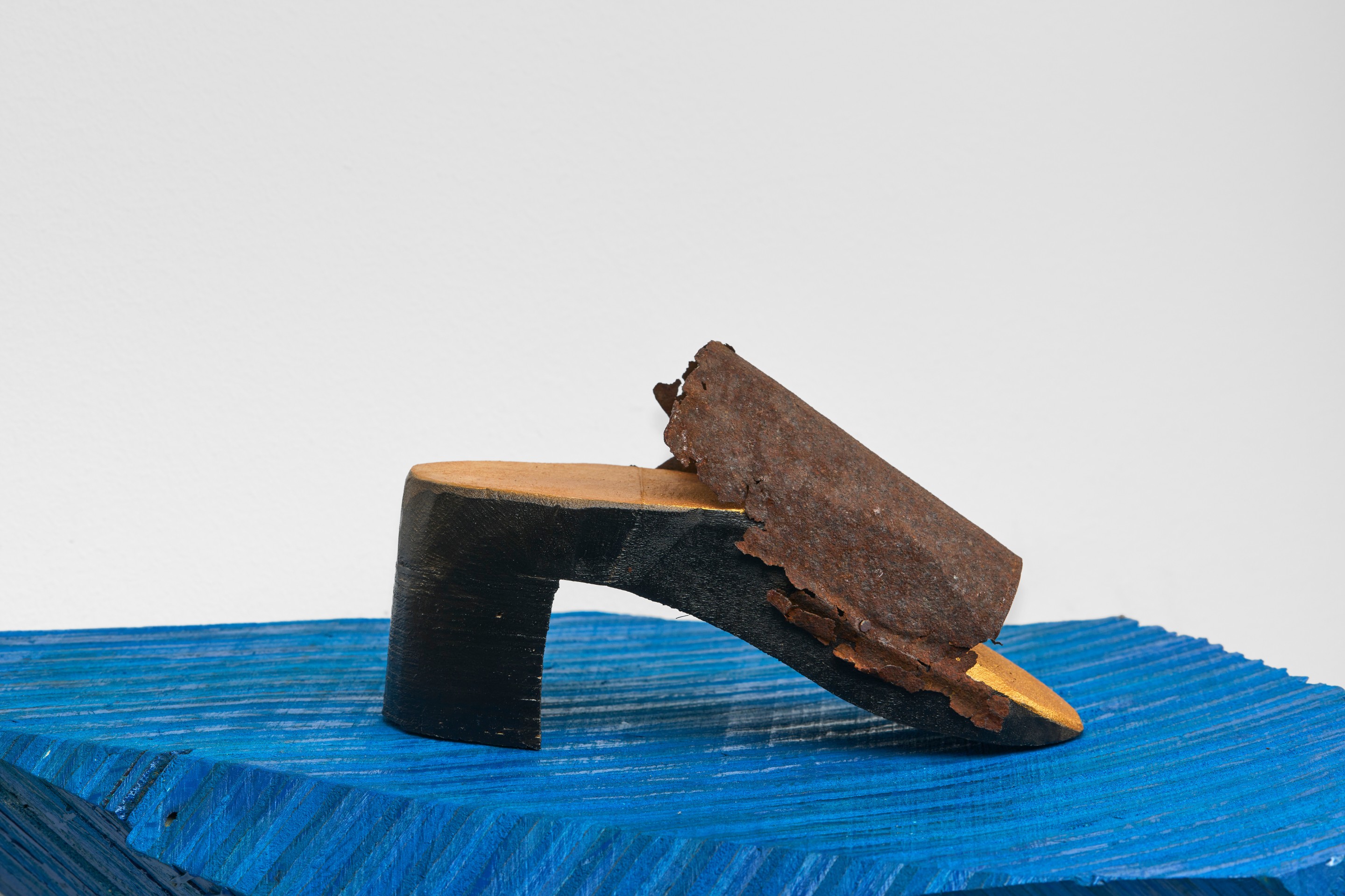 Evan Holloway, Shoe Shelf (Blue), 2024