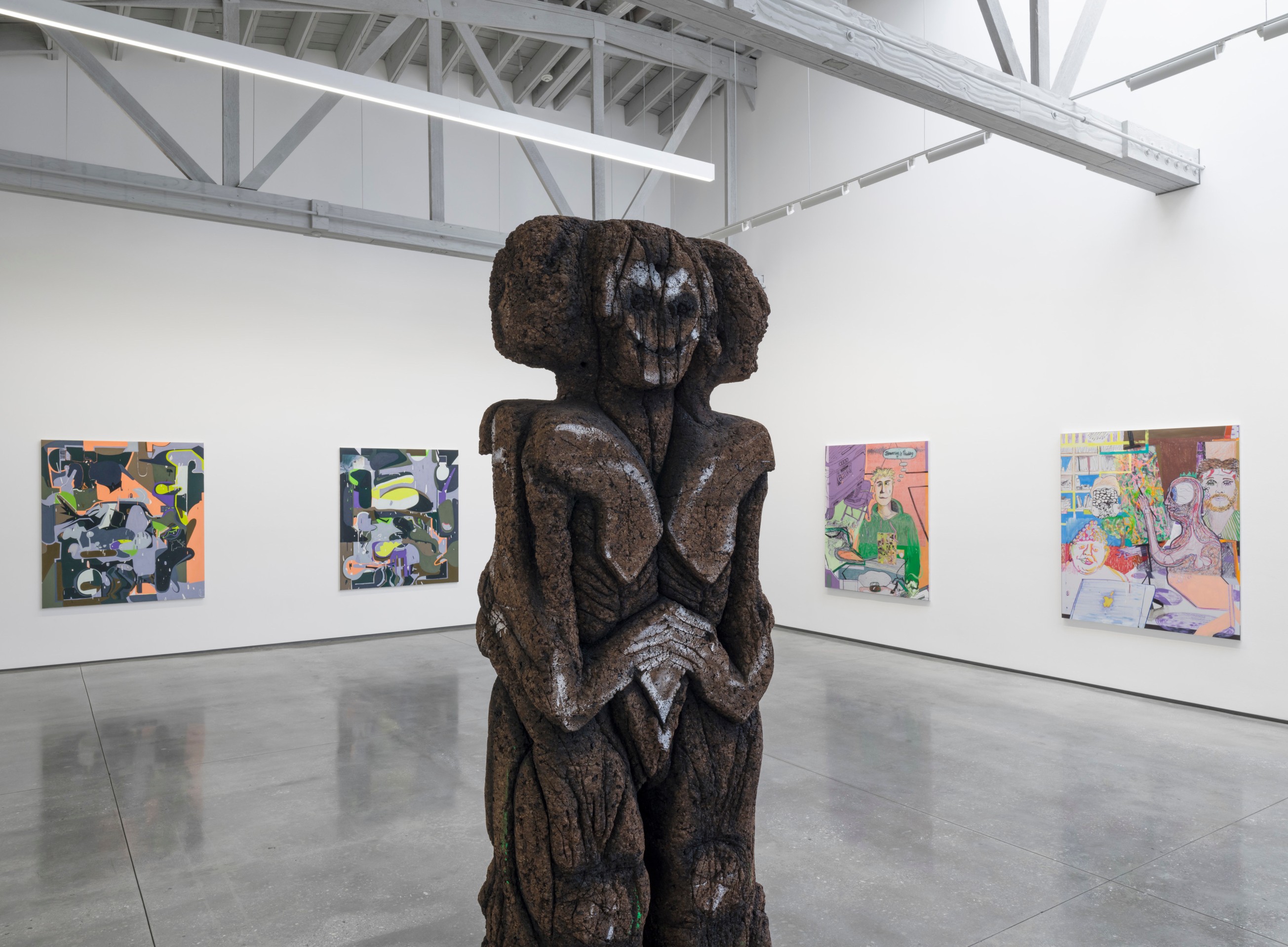 Huma Bhabha and Michael Williams