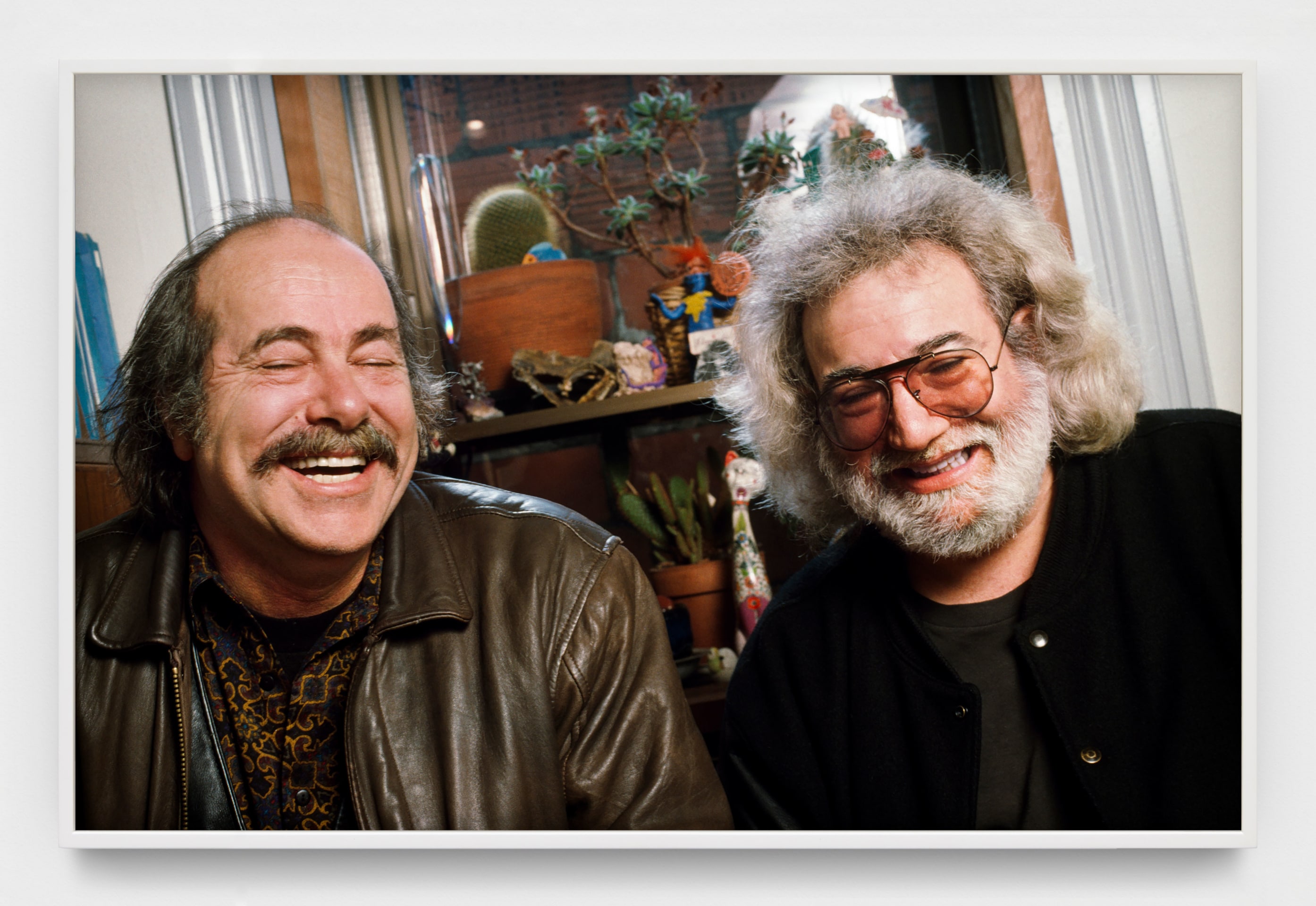 Jay Blakesberg, Robert Hunter and Jerry Garcia at the Grateful Dead Office, San Rafael, CA, 1991 / 2025