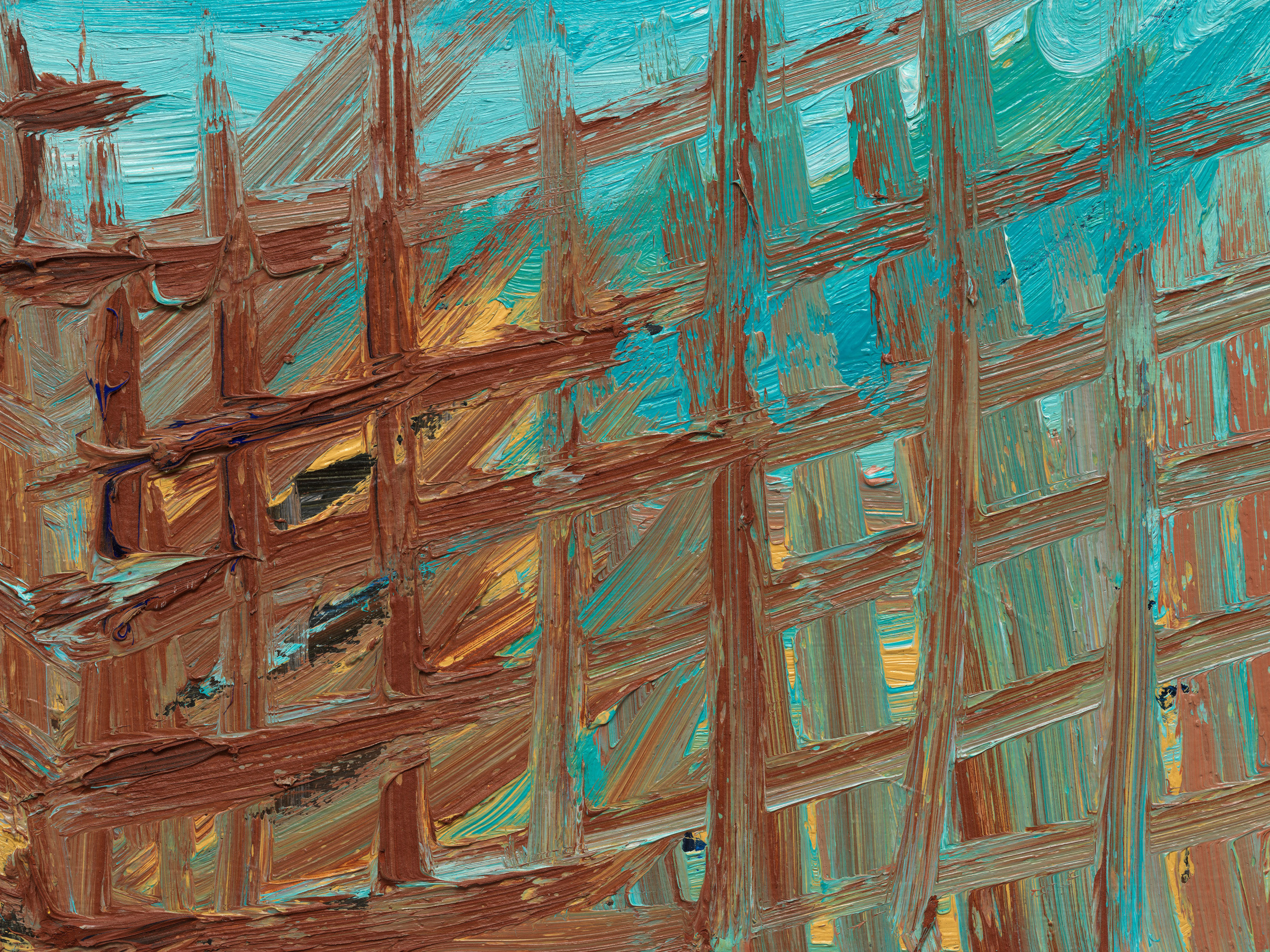 Martha Diamond, Untitled (Study), 1980