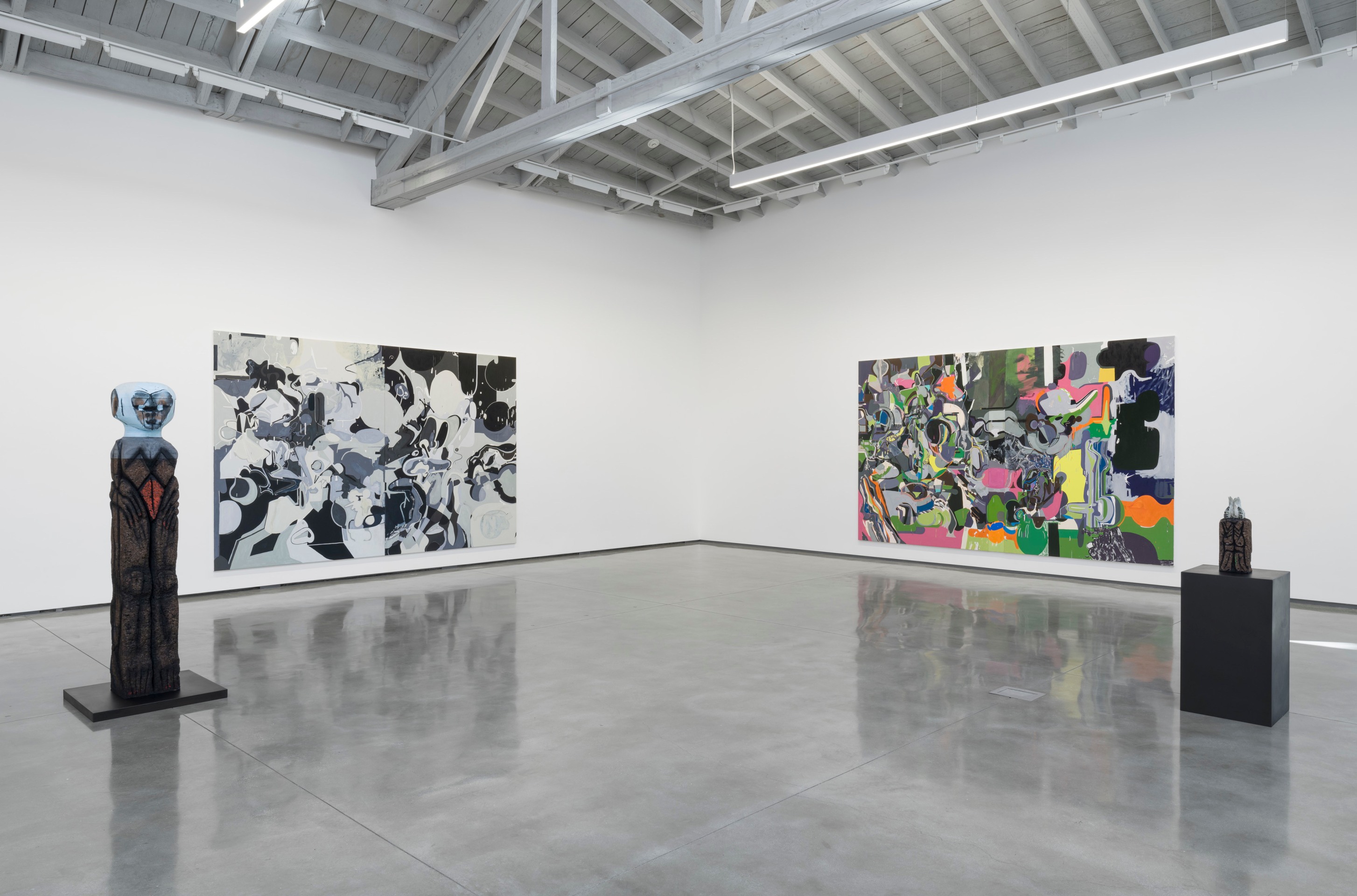 Huma Bhabha and Michael Williams