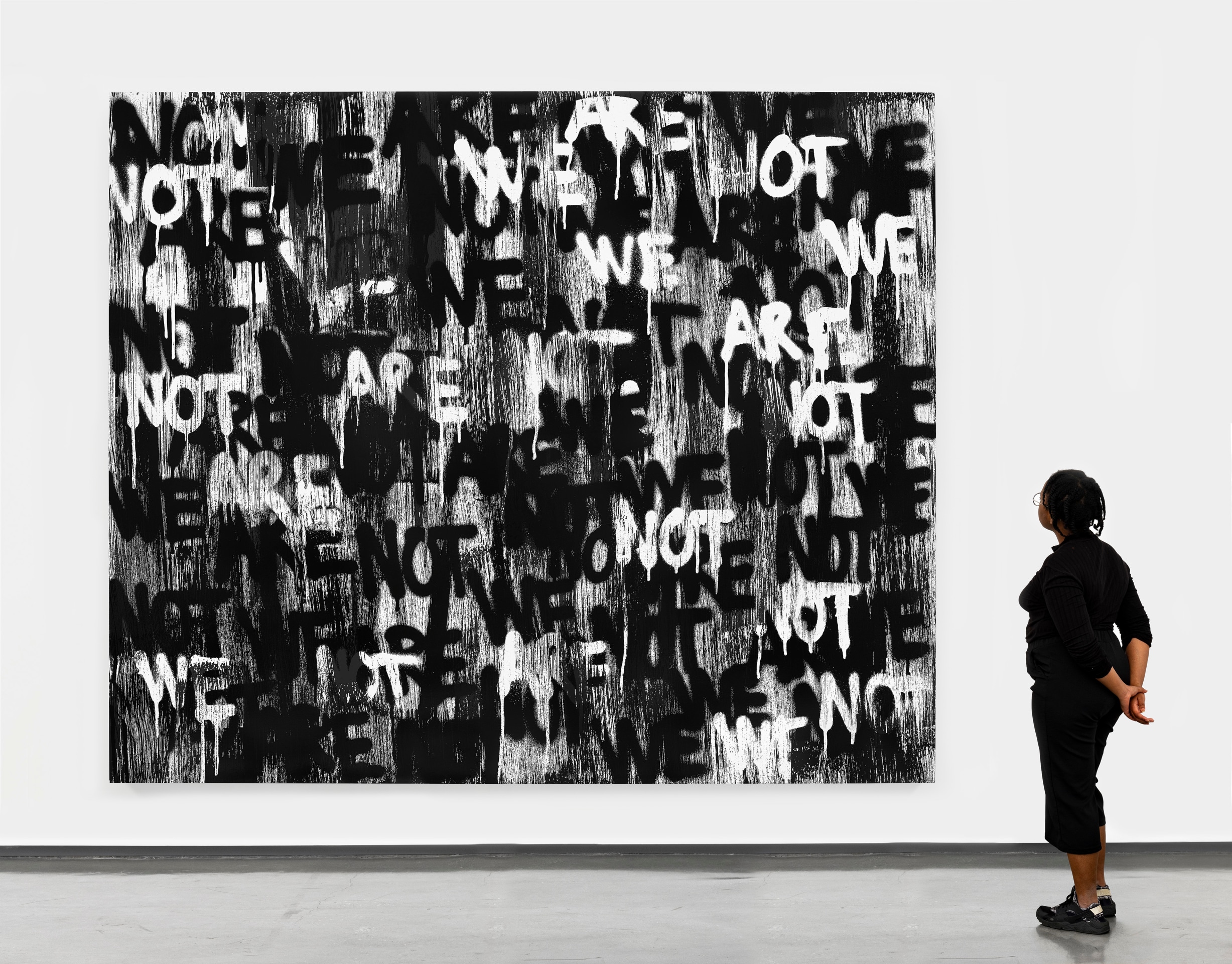 Adam Pendleton, Untitled (WE ARE NOT), 2020