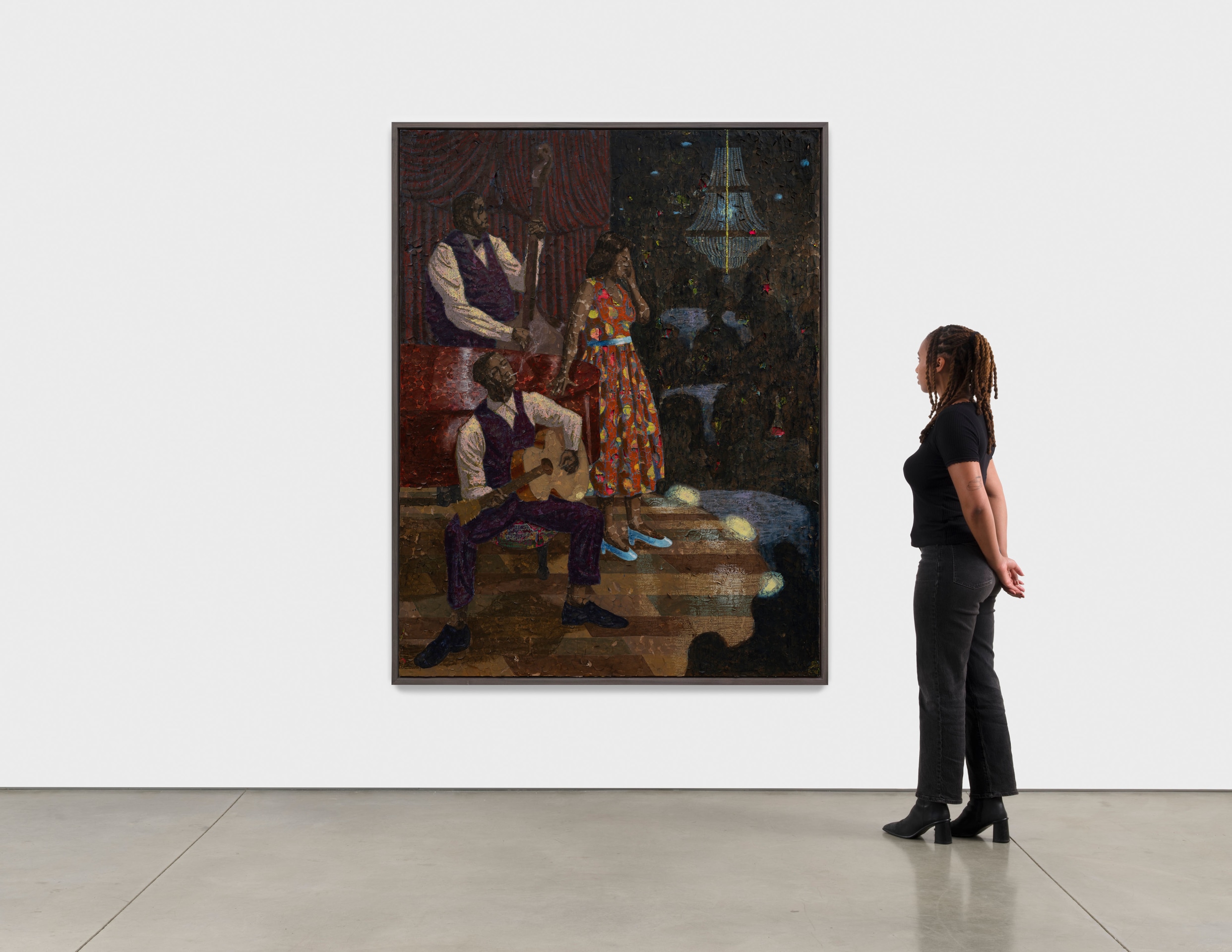 Derek Fordjour, The Late Set, 2025