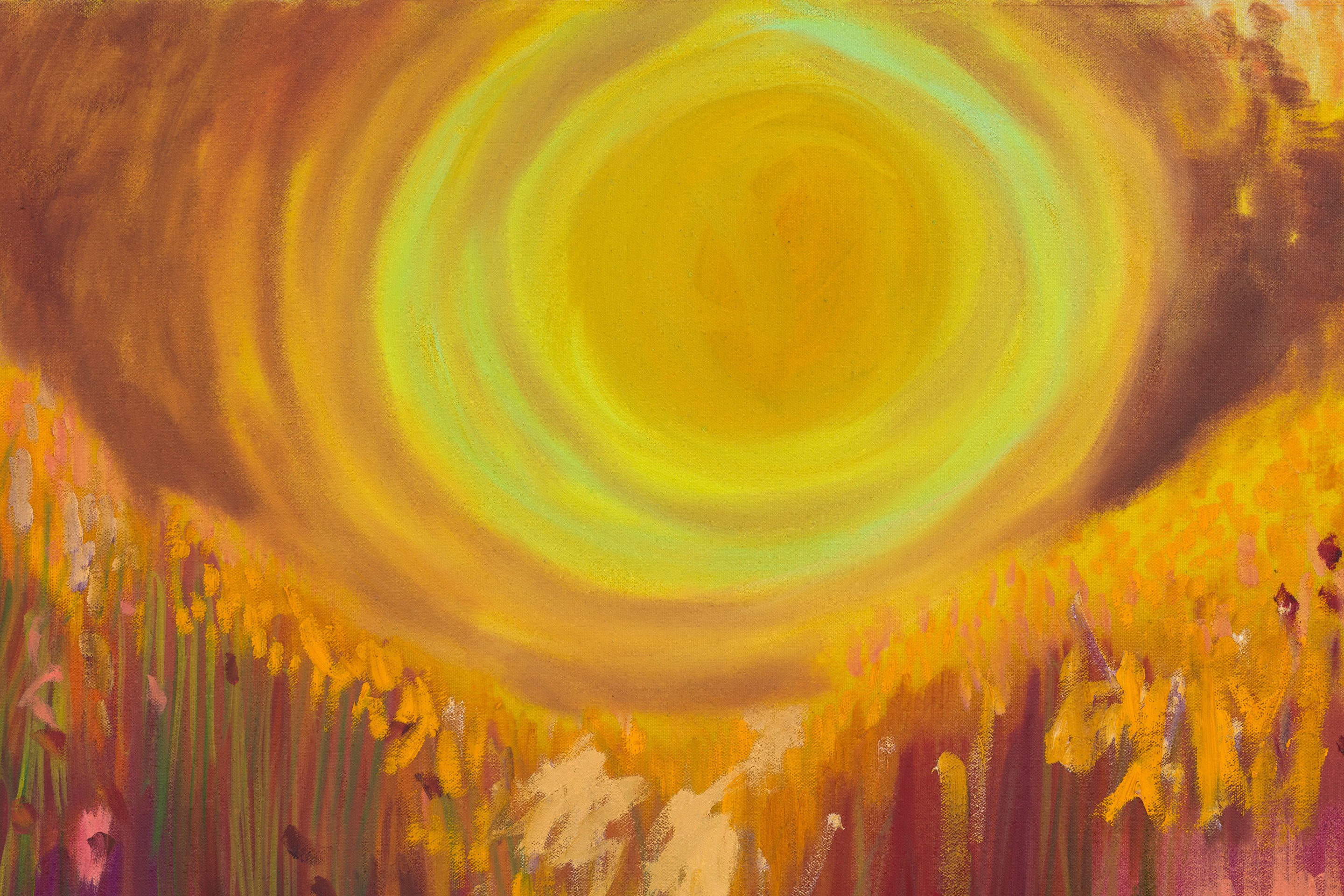 Shara Hughes, Hot Coals, 2022