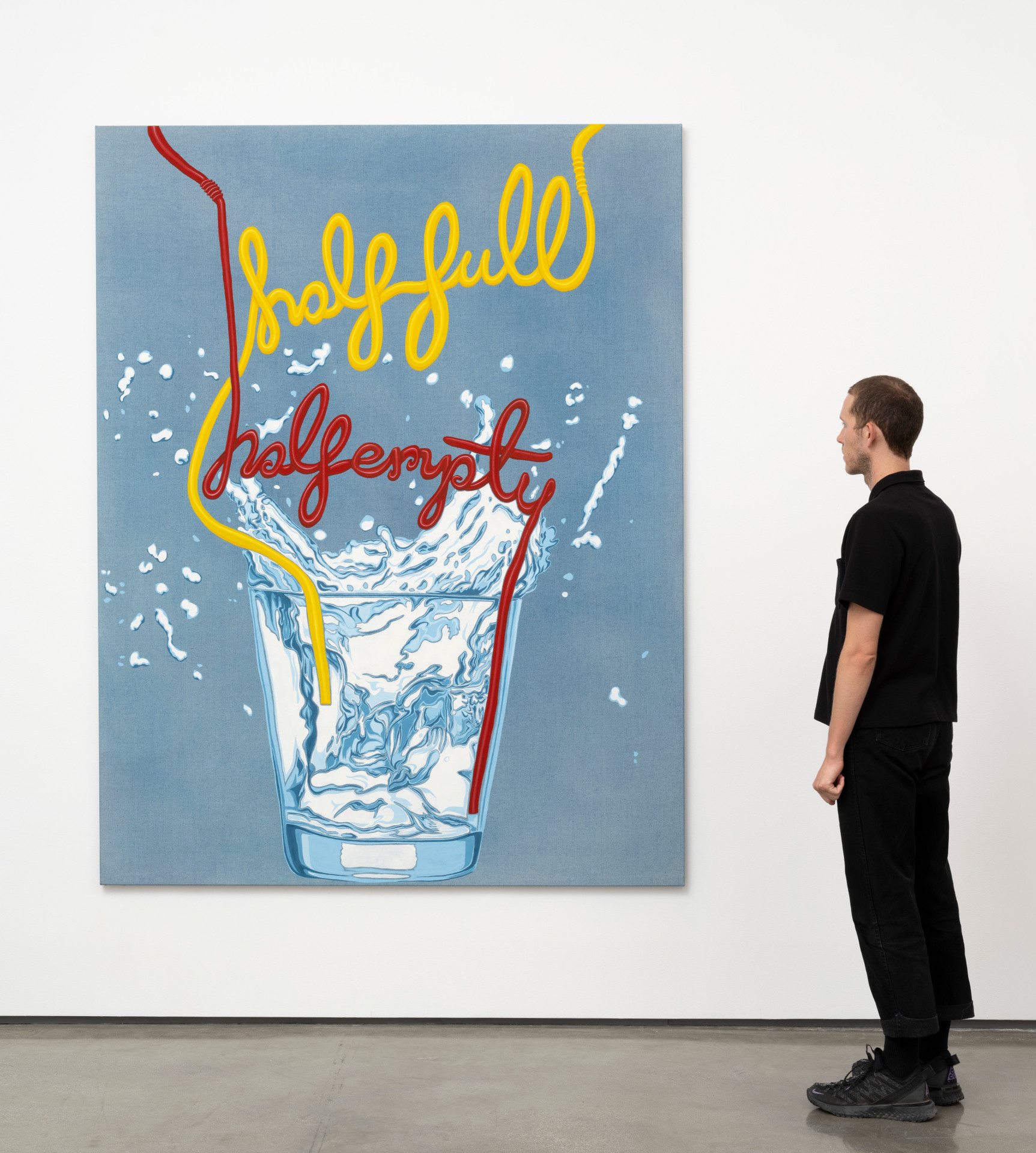 Joel Mesler, Untitled (Half Full), 2020
