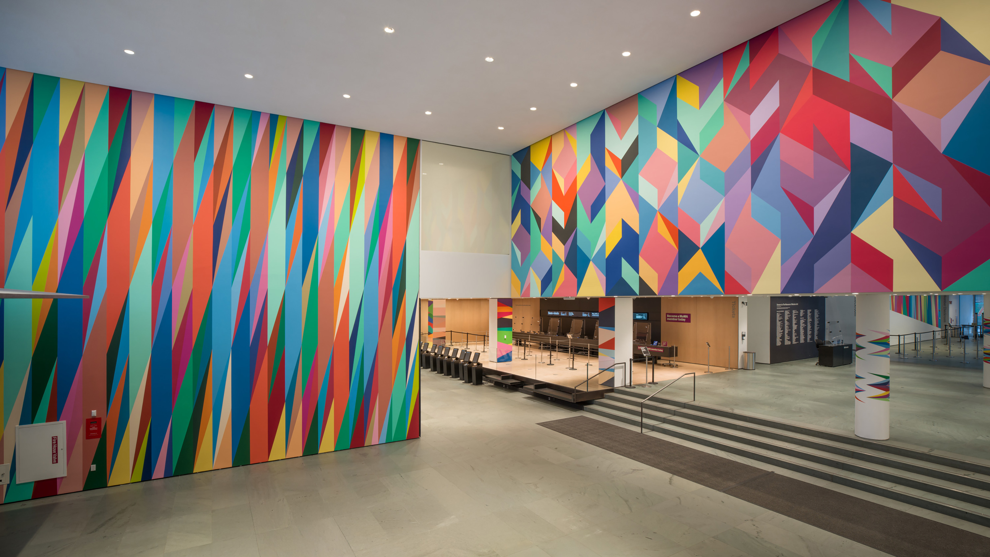 Installation view of&nbsp;Odili Donald Odita: Songs from Life, April 8, 2025 &ndash; April 30, 2026. Photographed in April 2025. The Museum of Modern Art, New York. Digital Image &copy; 2025 The Museum of Modern Art, New York. Photo by Jonathan Dorado.