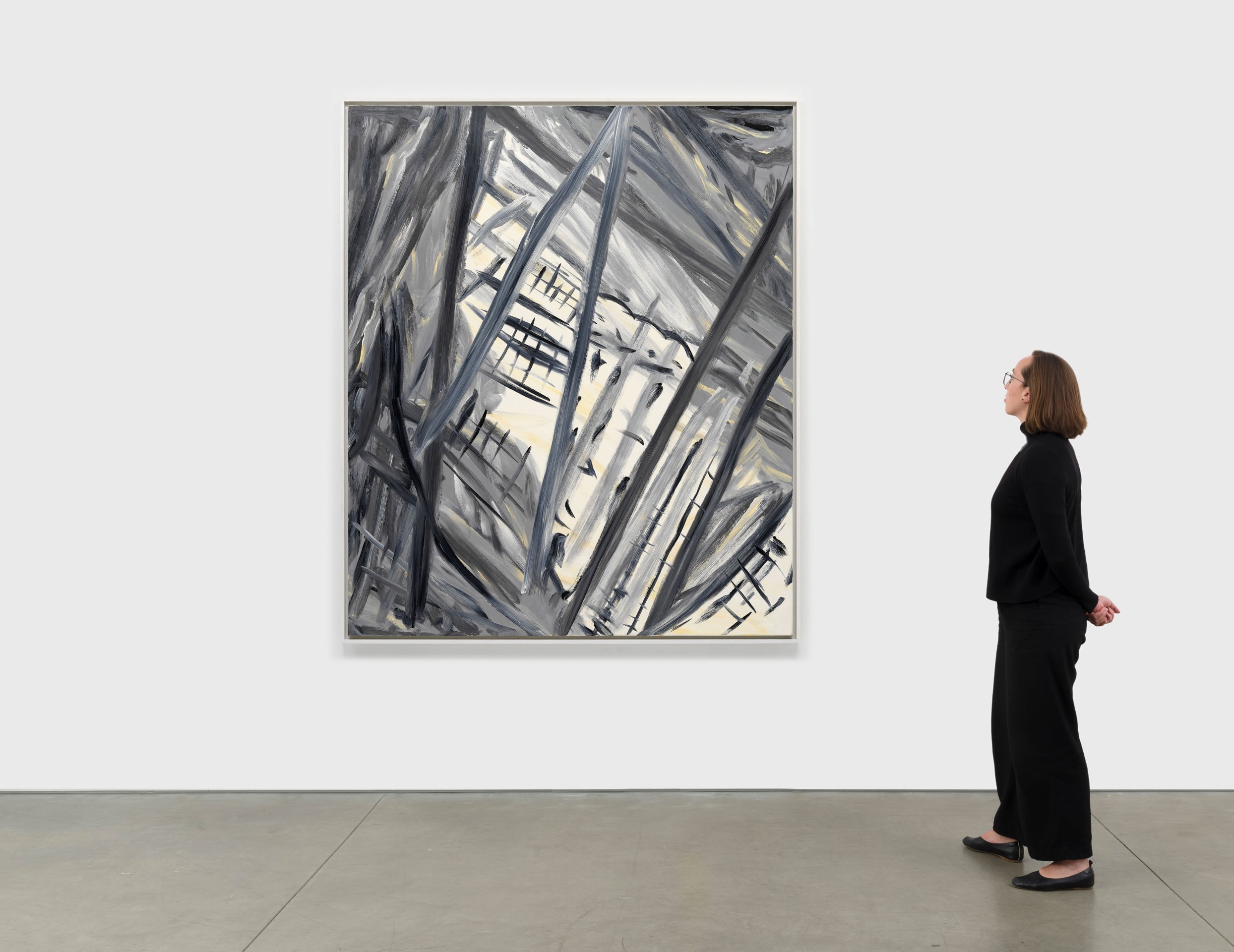 Martha Diamond, Grey Cityscape, 1990