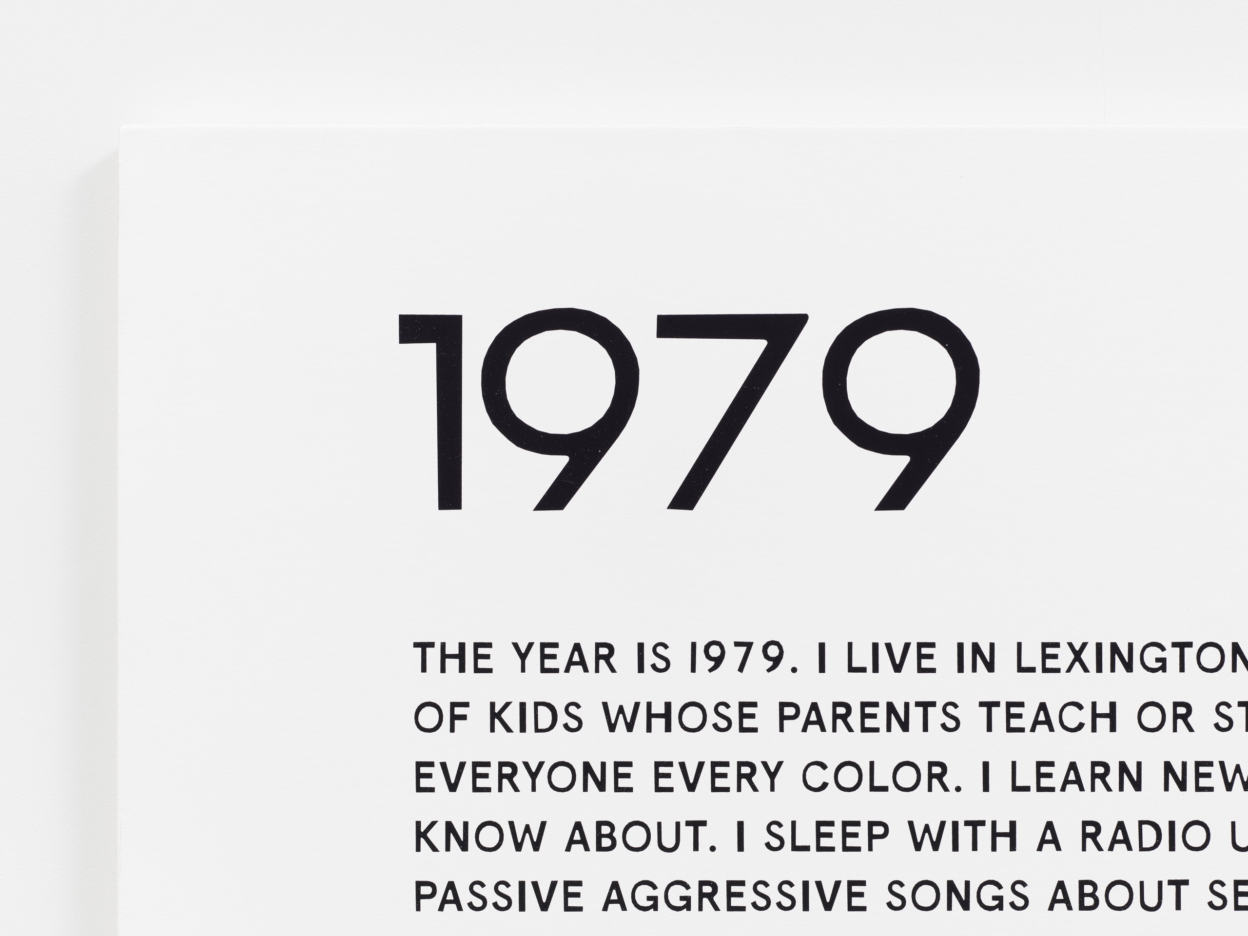 Matthew Brannon, and so 1979, 2024