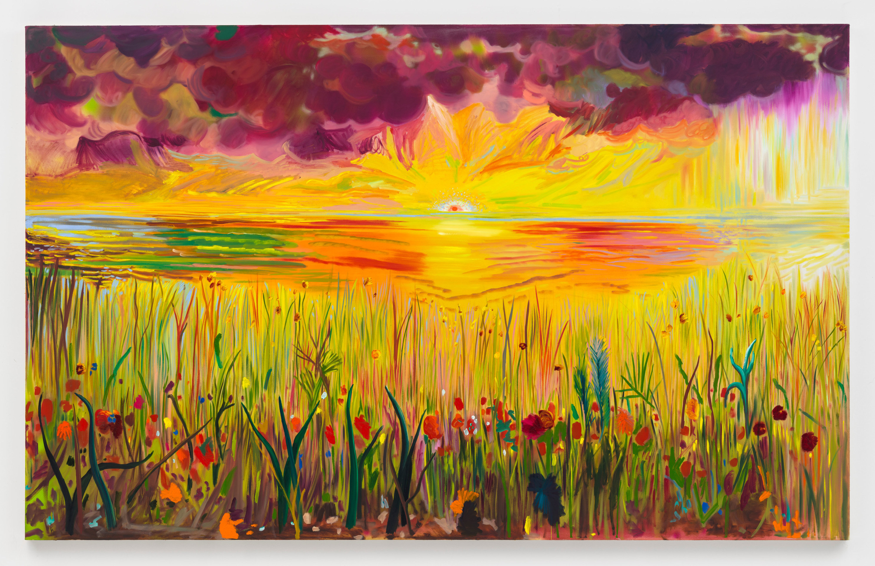 Shara Hughes, Burn Out, 2023