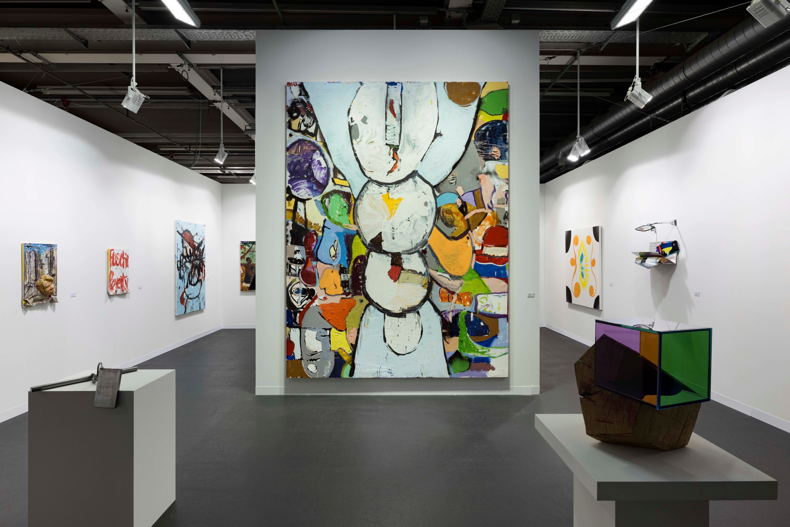 Installation view of Mitchell-Innes &amp;amp; Nash at Art Basel, Switzerland, 2023