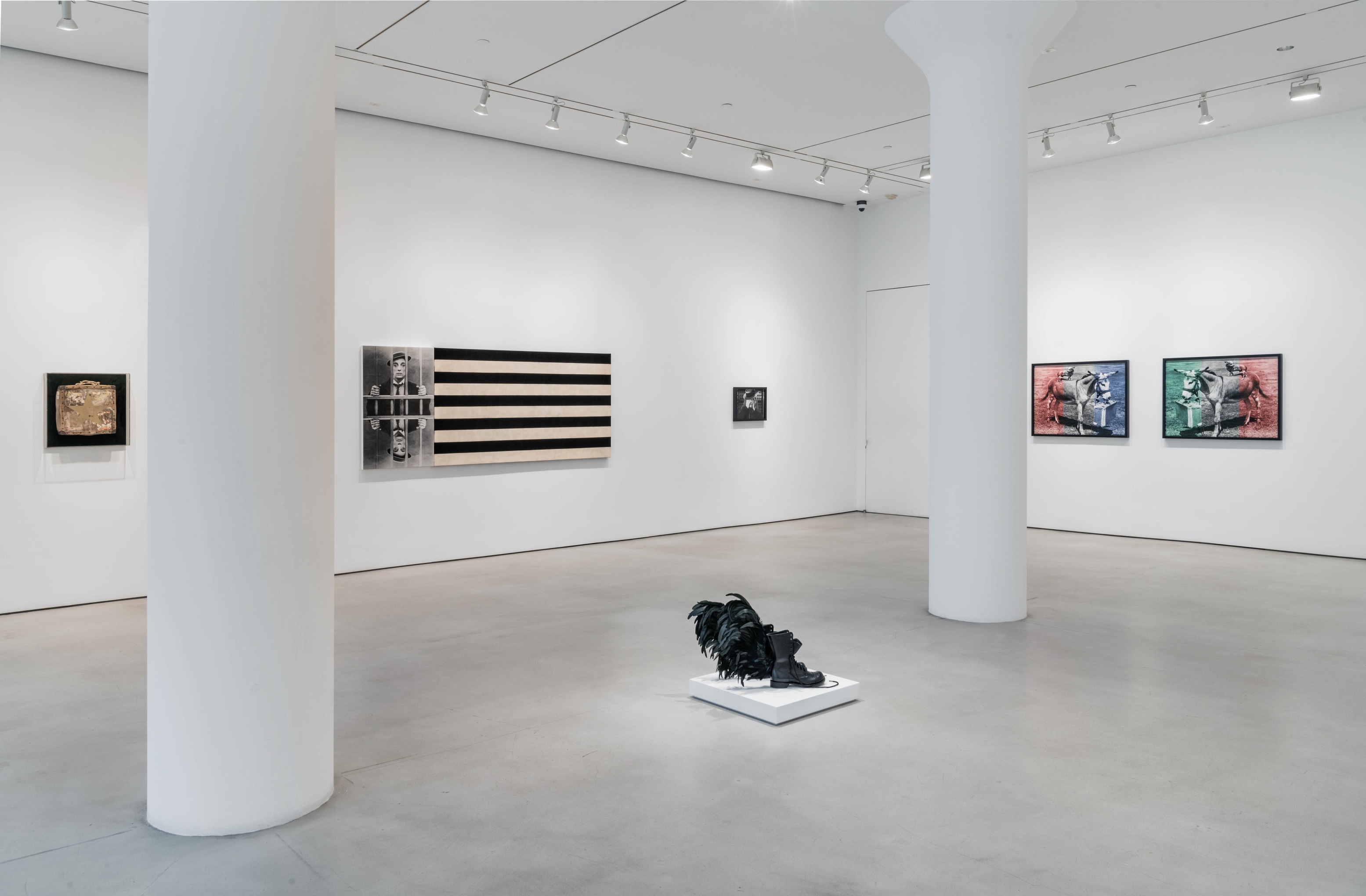 Annette Lemieux Installation view Things Felt at Mitchell-Innes & Nash New York, 2022