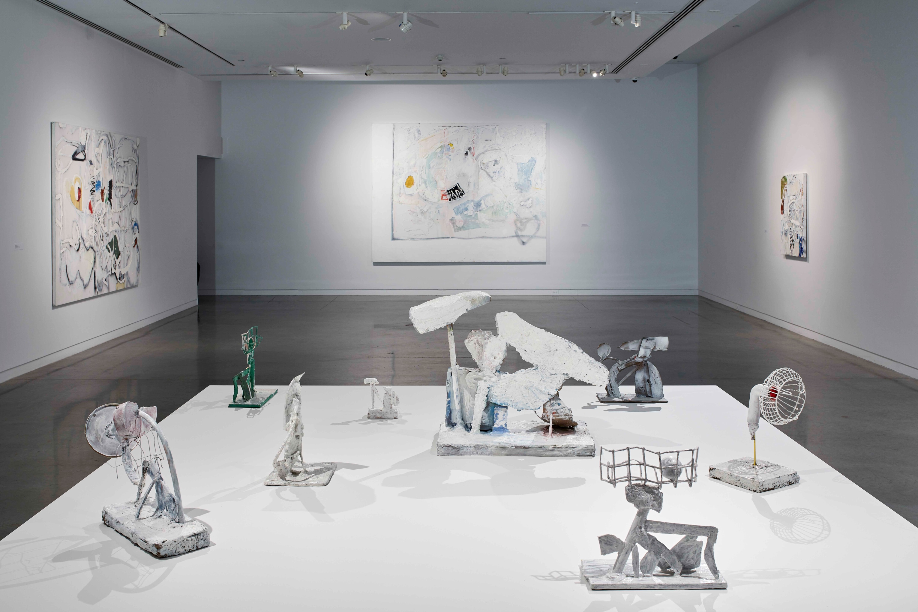 EDDIE MARTINEZ Installation view of&nbsp;White Outs&nbsp;at The Bronx Museum of the Arts, Bronx, NY, 2018