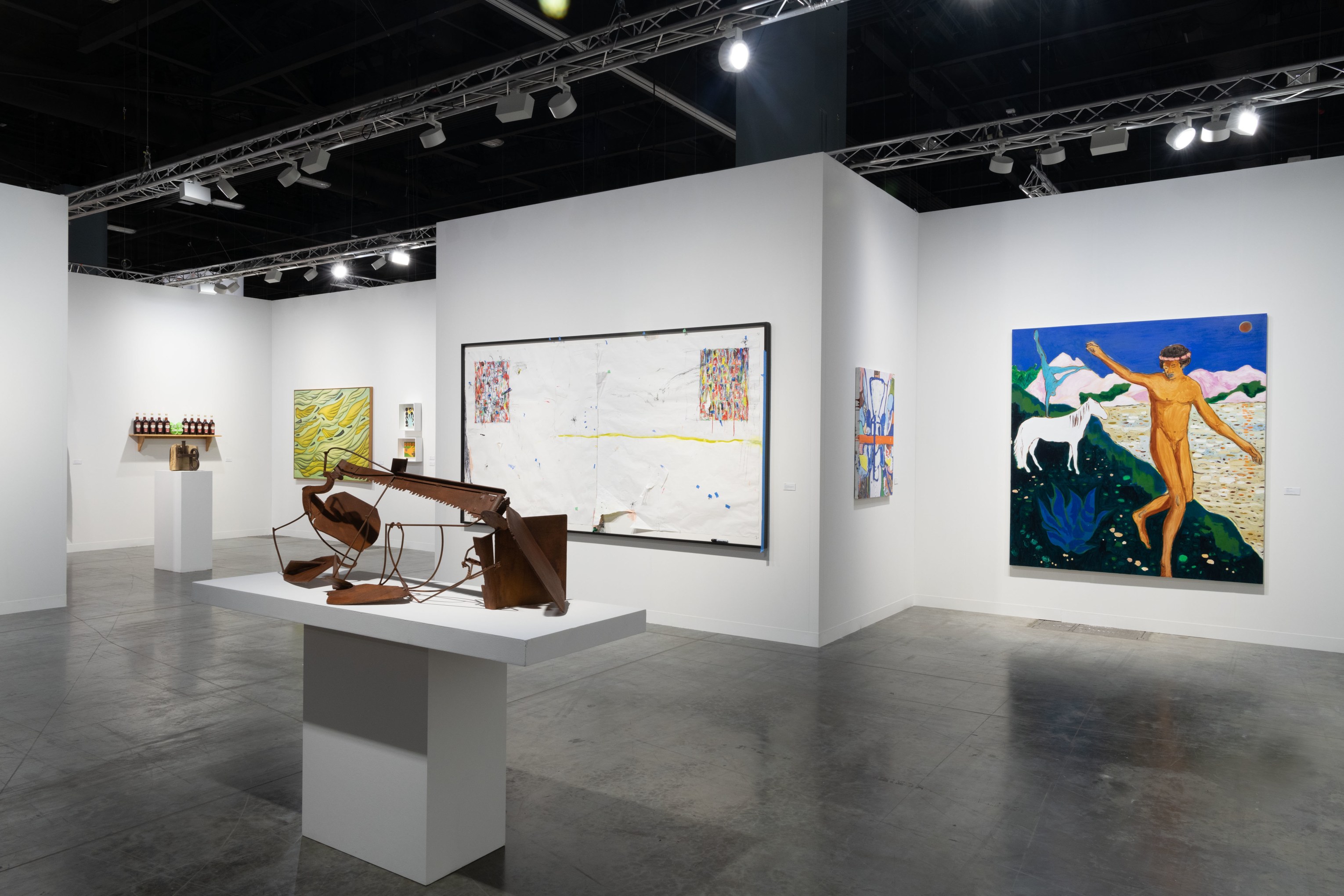 Installation view of Mitchell-Innes & Nash at Art Basel Miami Beach, Miami, Florida, 2022