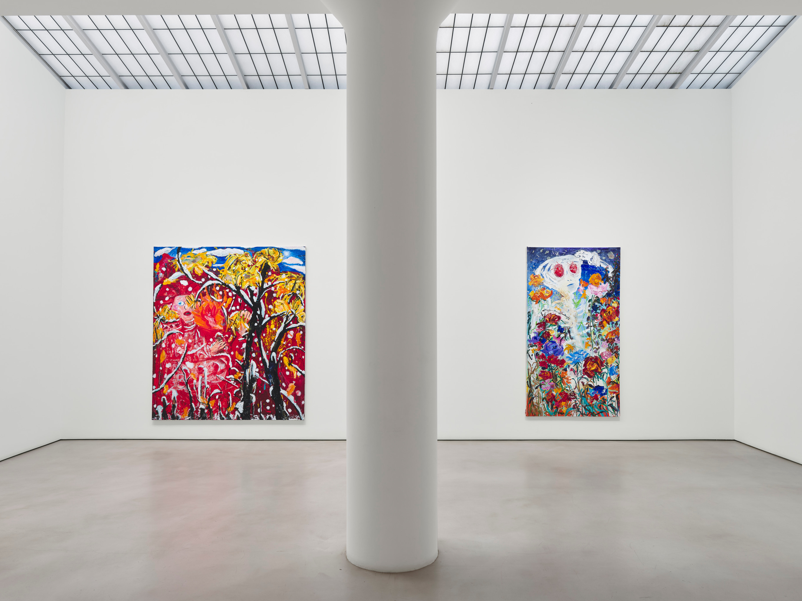 Yirui Jia Installation view of&nbsp;Seasonist at Mitchell-Innes &amp;amp; Nash, New York, 2024