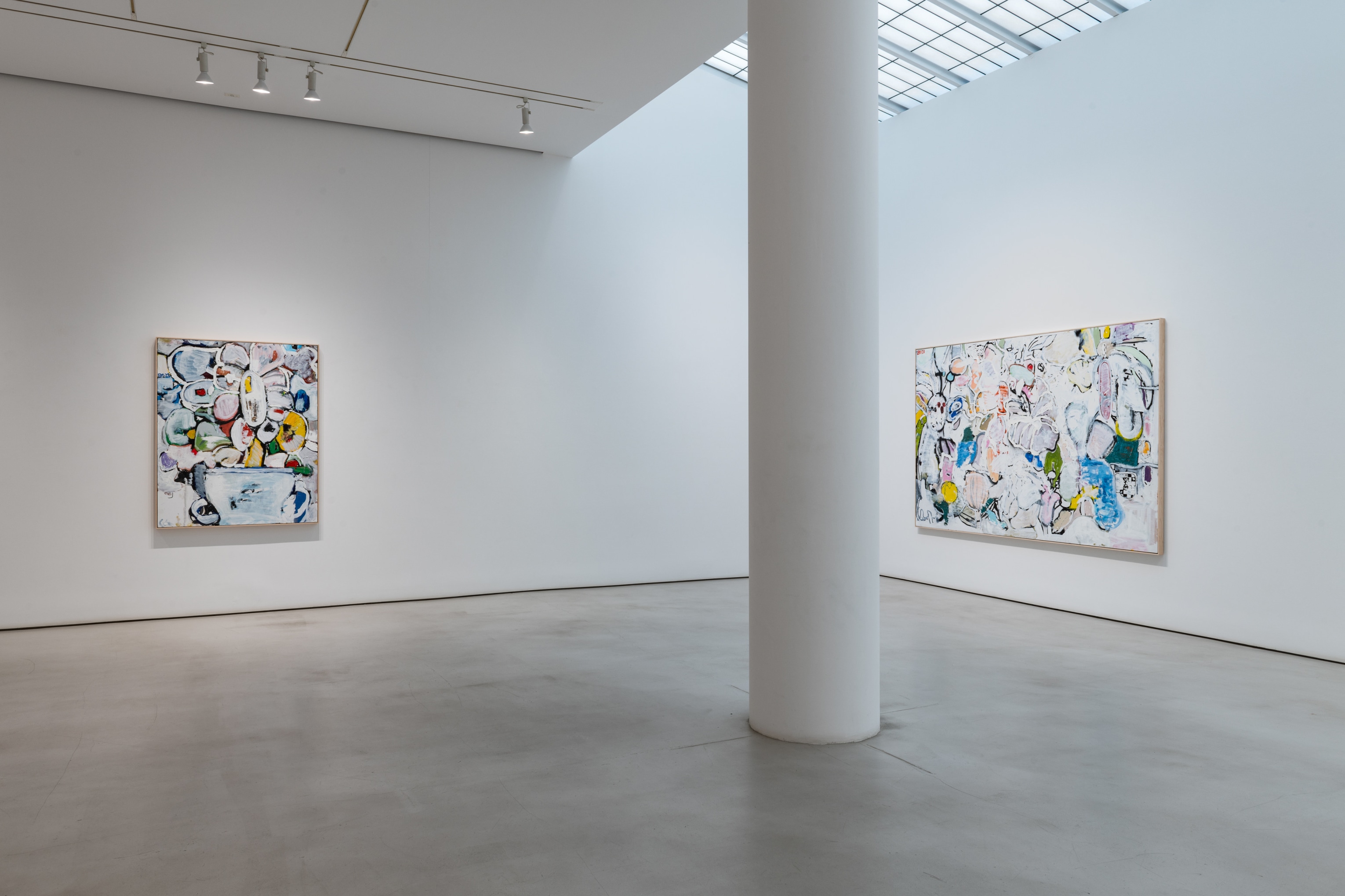 Eddie Martinez Installation view of Wavelengths at Mitchell-Innes & Nash, New York, 2024