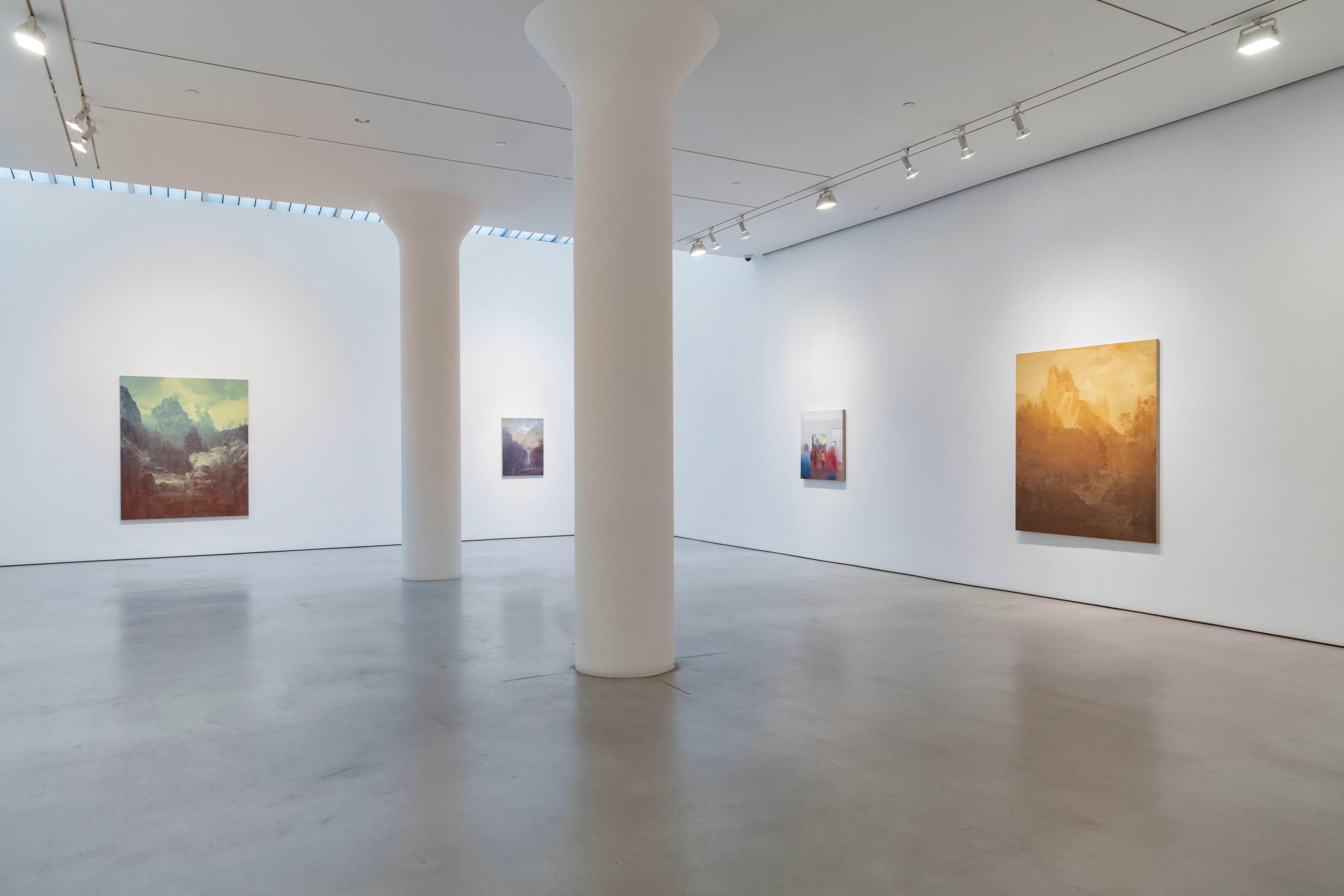 Paul Winstanley Installation view My Heart’s in the Highlands at Mitchell-Innes & Nash New York, 2022
