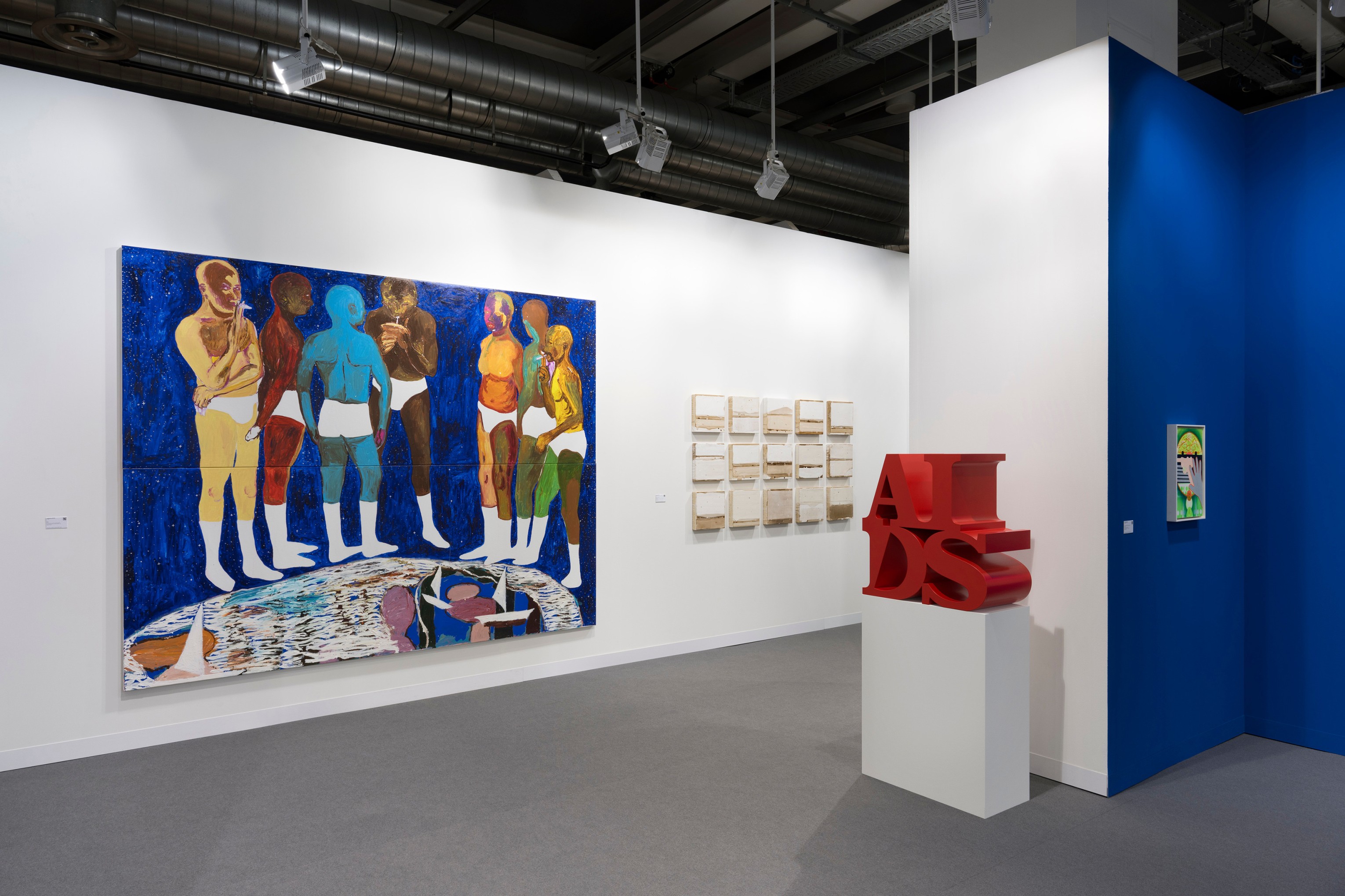 Installation view of Mitchell-Innes &amp;amp; Nash at Art Basel, Switzerland, 2024