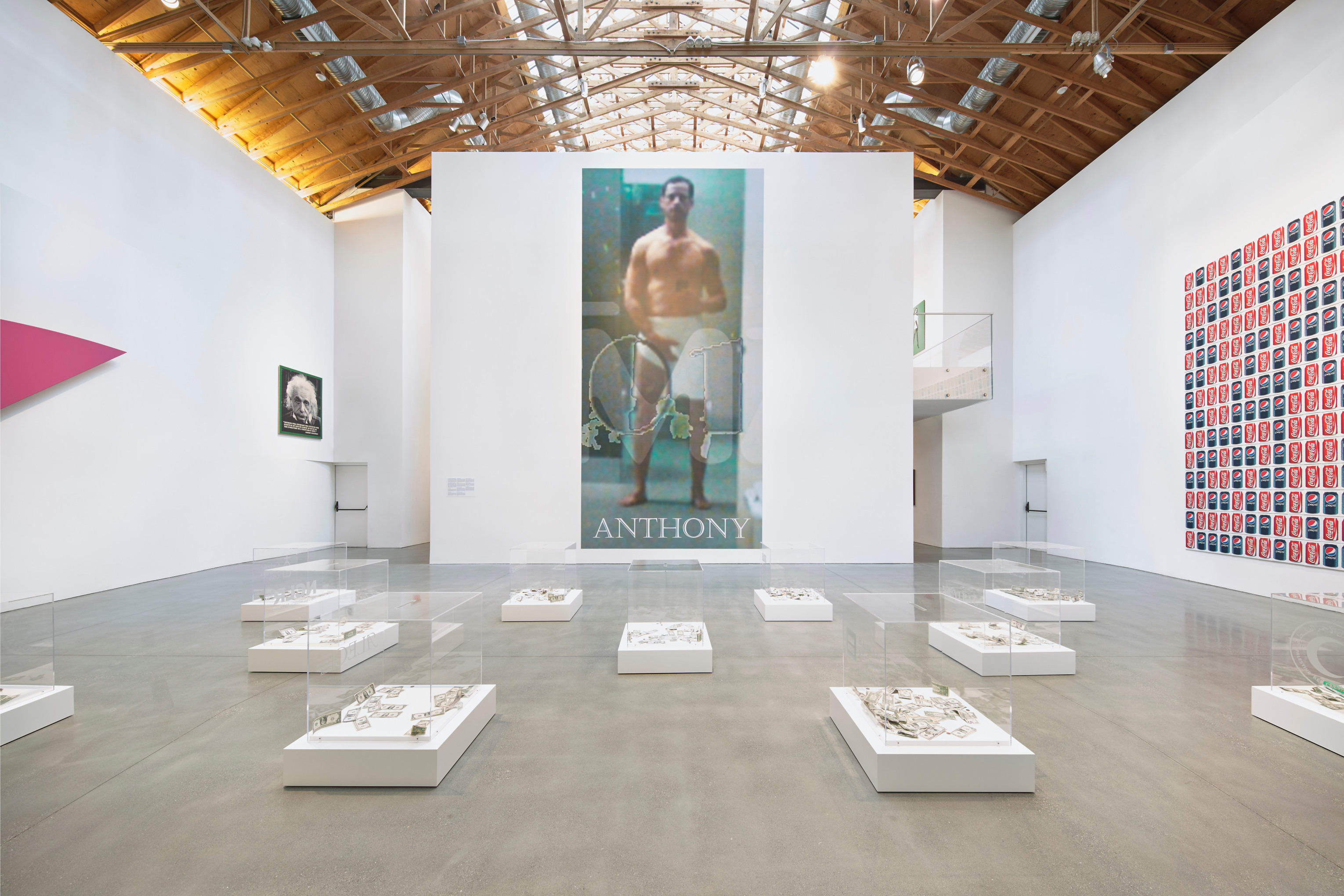 JONATHAN HOROWITZ Installation view of&nbsp;Occupy Greenwich,&nbsp;The Brant Foundation Art Study Center, Greenwich, CT, 2016