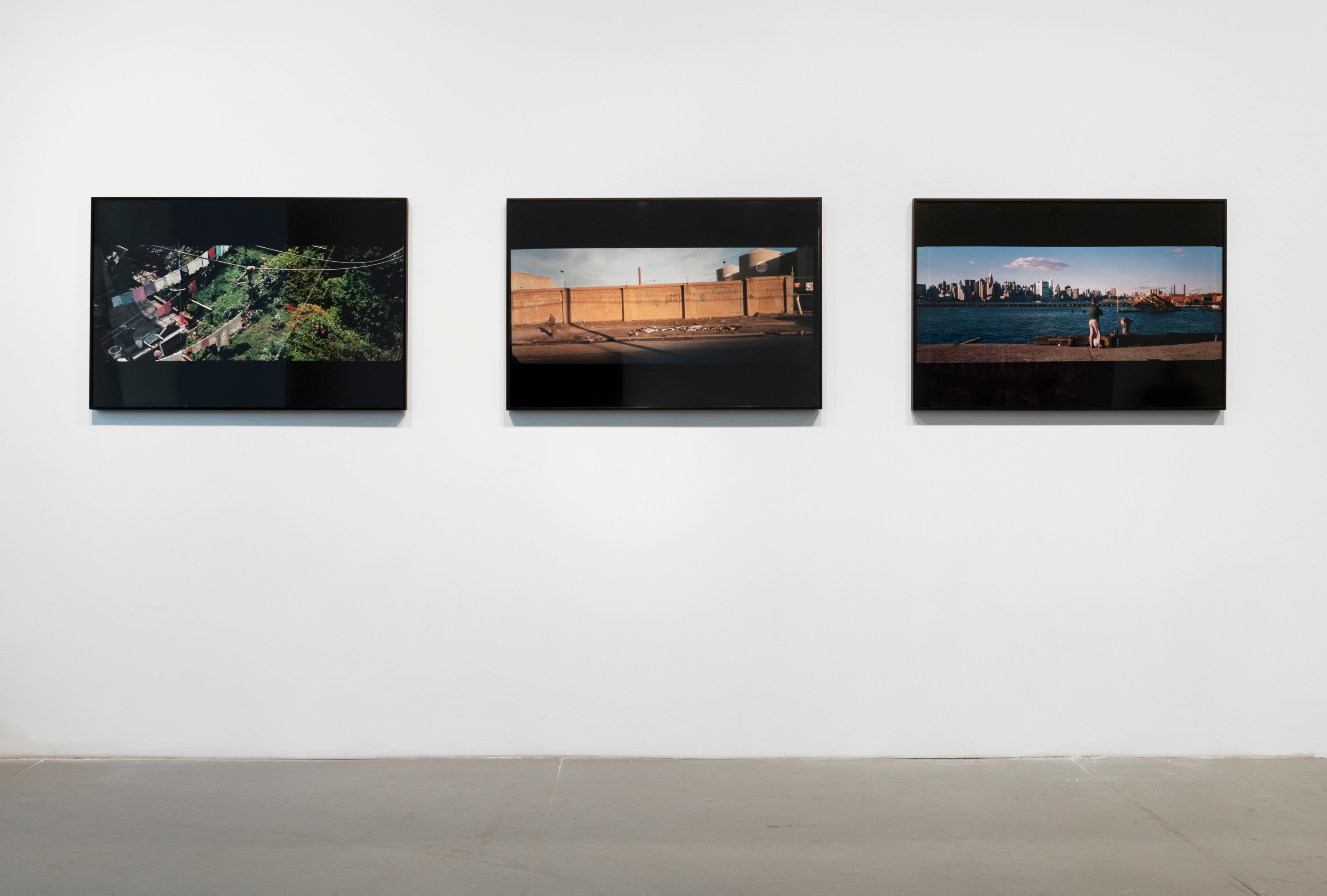 MARTHA ROSLER Greenpoint Elegy #1, #2 and #3