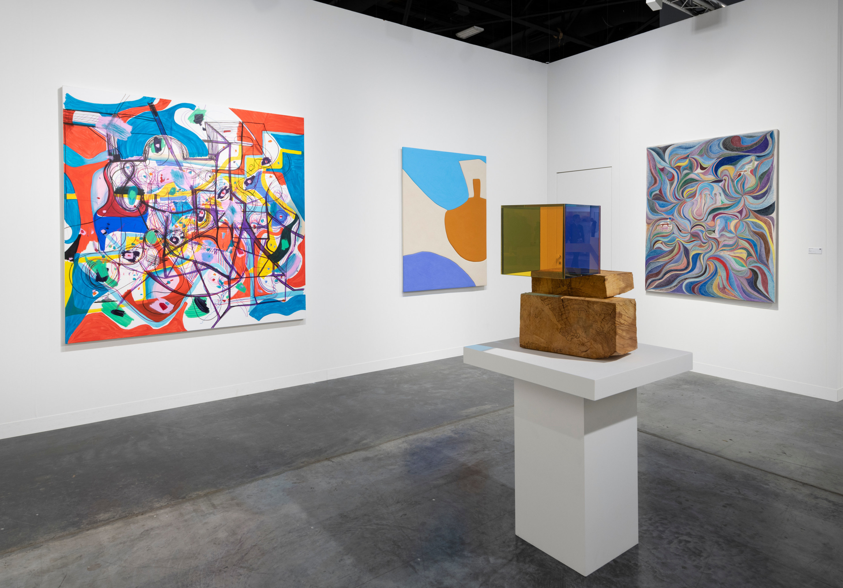 Installation view of Mitchell-Innes & Nash at Art Basel Miami Beach, Miami, Florida, 2023