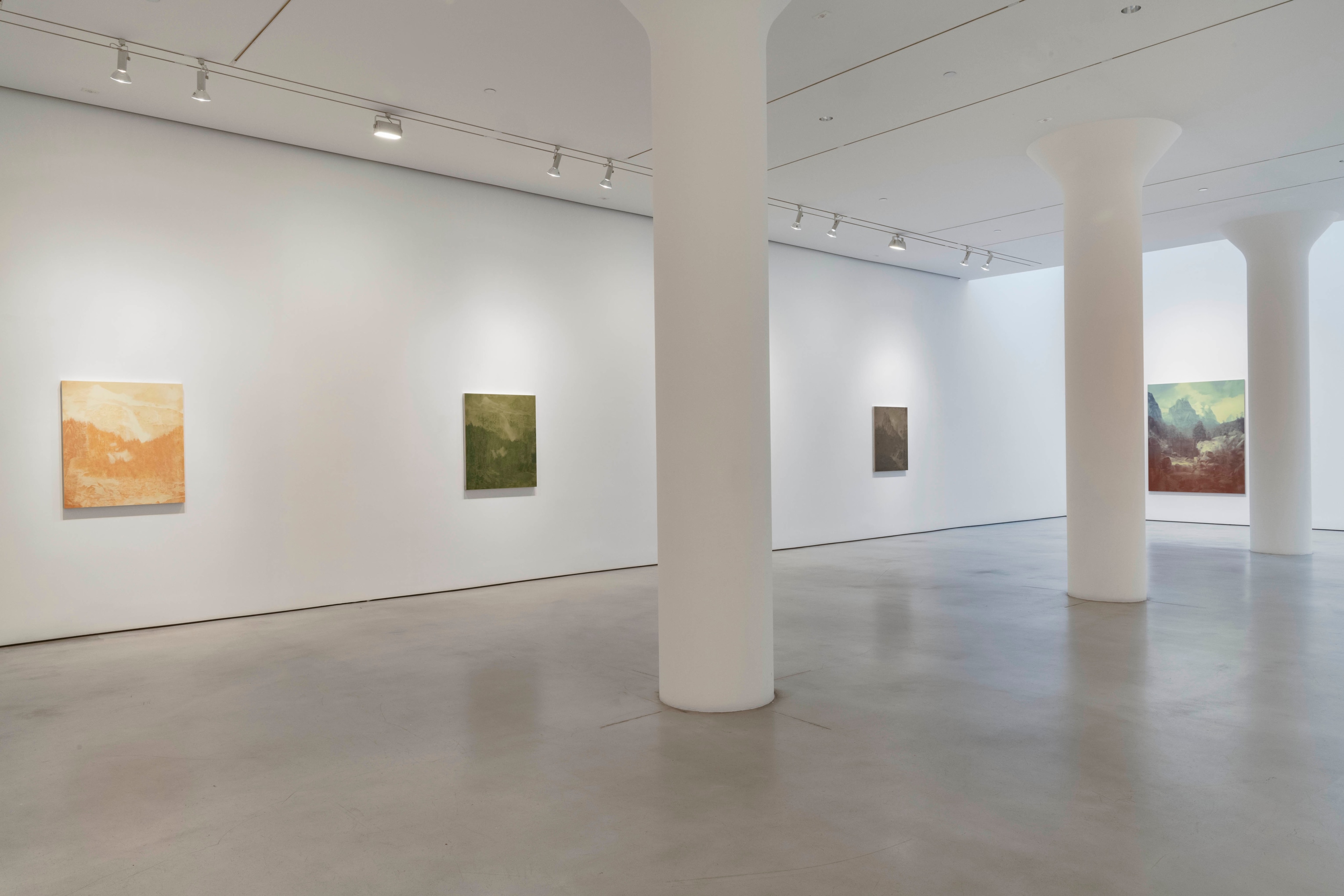 Paul Winstanley Installation view My Heart’s in the Highlands at Mitchell-Innes & Nash New York, 2022